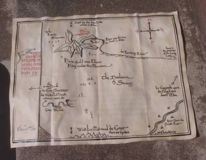 Map of the Lonely Mountain (The Hobbit)
