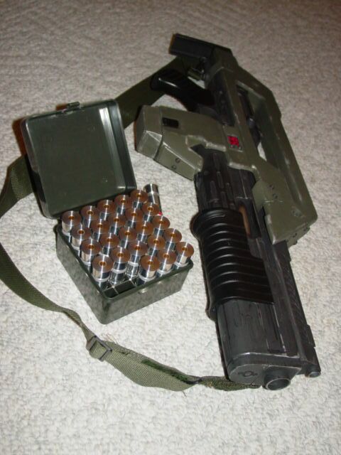 PR with box of grenades