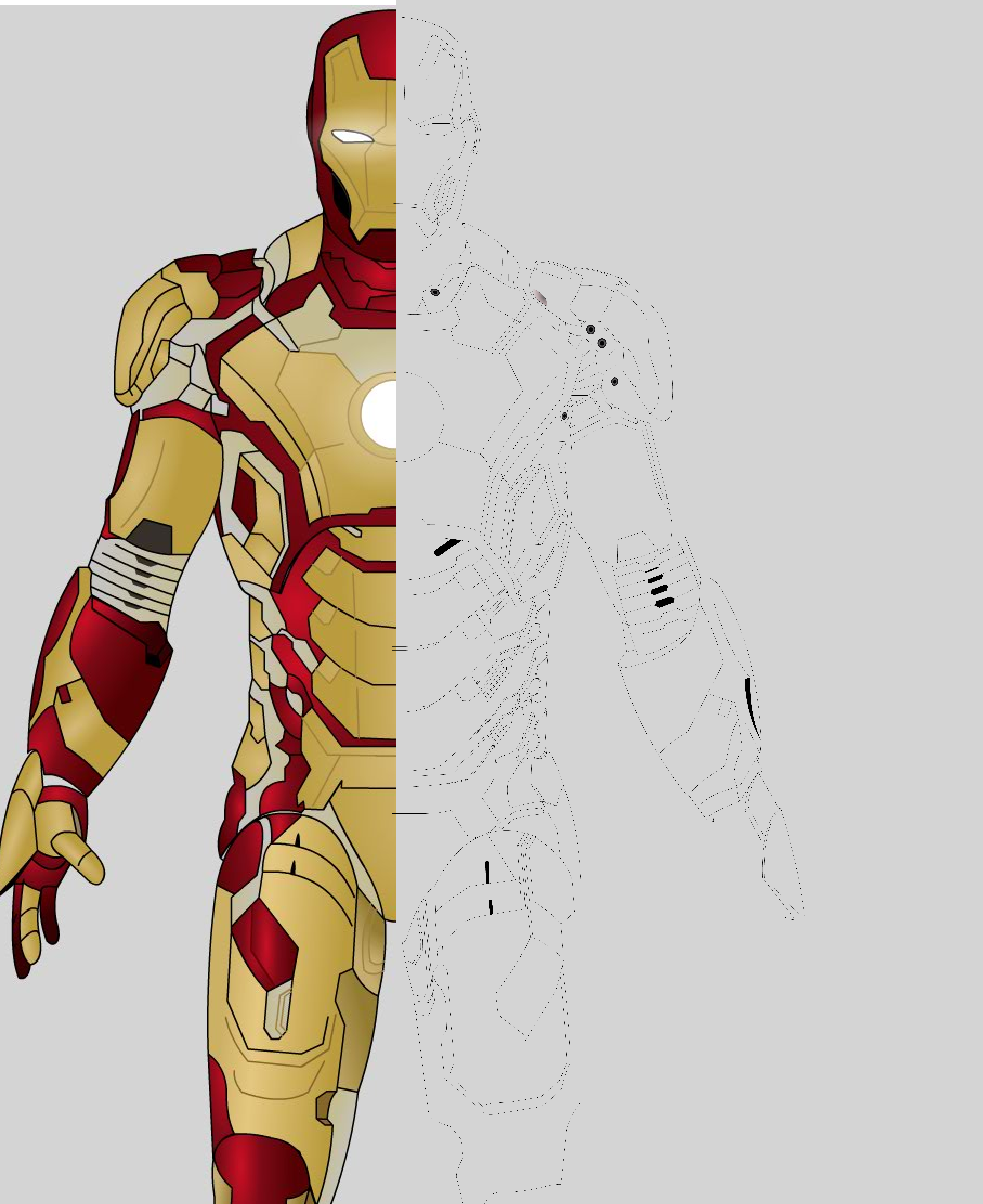 Iron Man Mark42 43 Blueprint Rpf Costume And Prop Maker Community