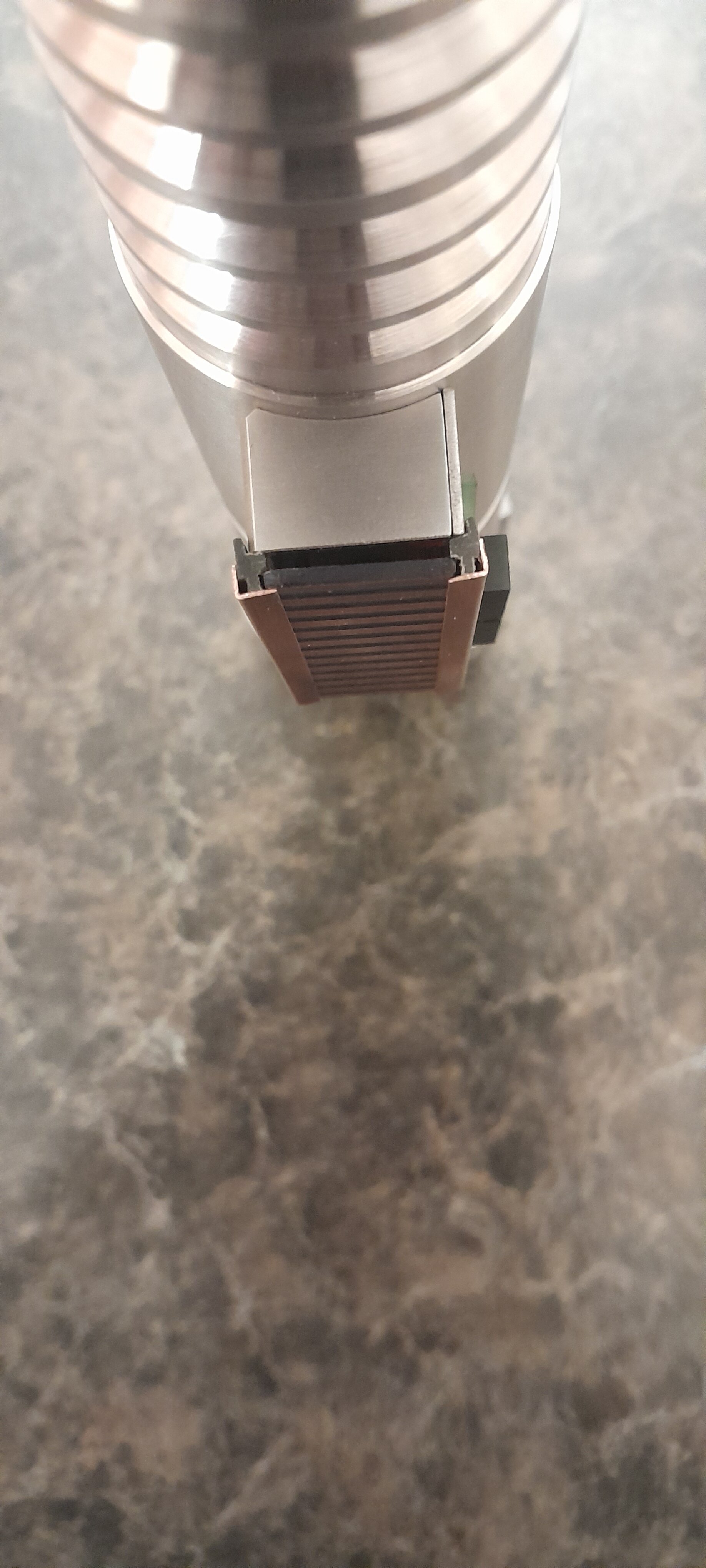 The rails are a slightly wonky but I'm sure they're not perfect on the real one anyways 