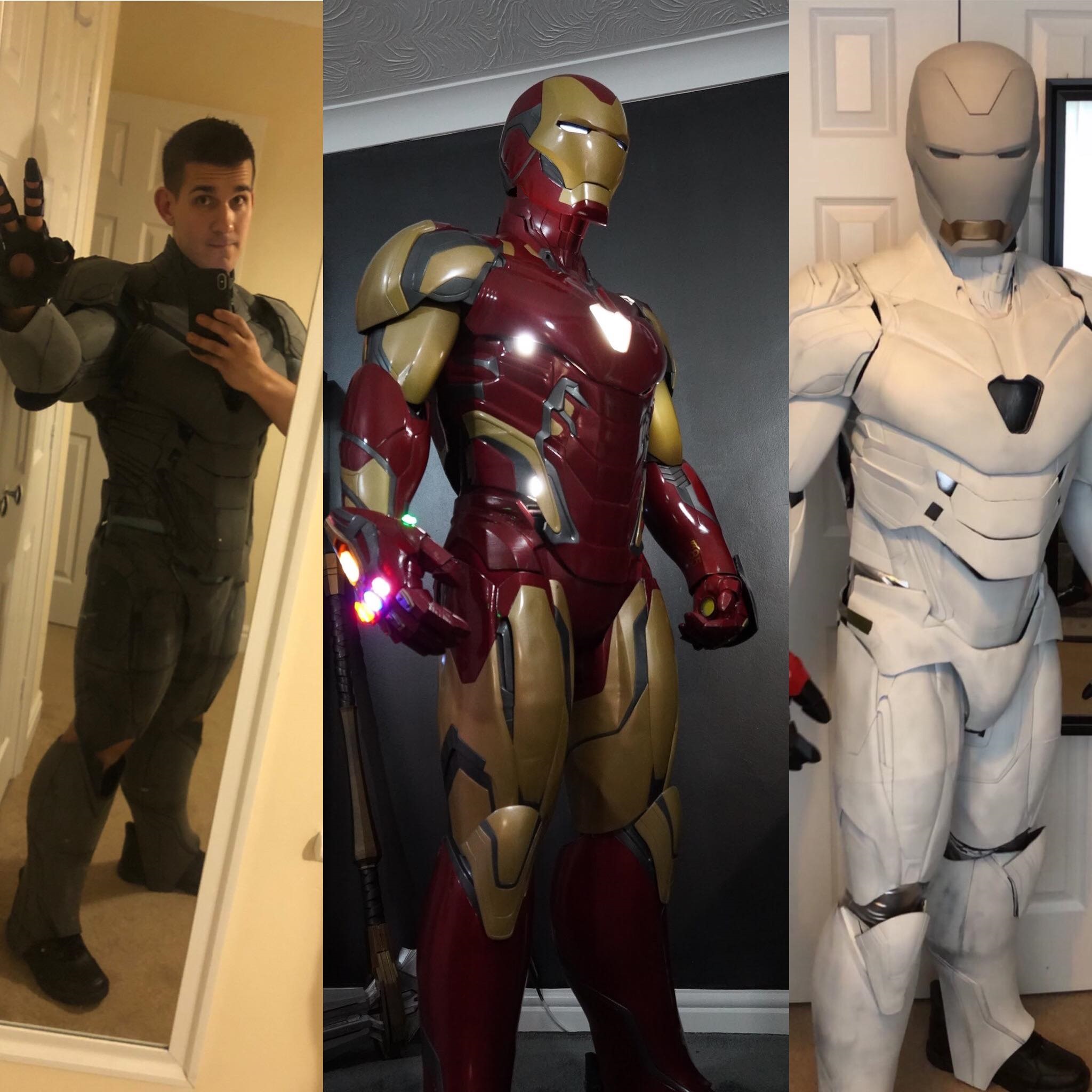 Full Size Wearable 3d Printed Iron Man Suit Made By Frankly Built