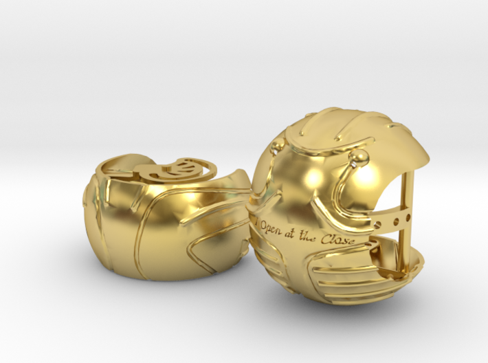 Golden snitch ring holder hotsell