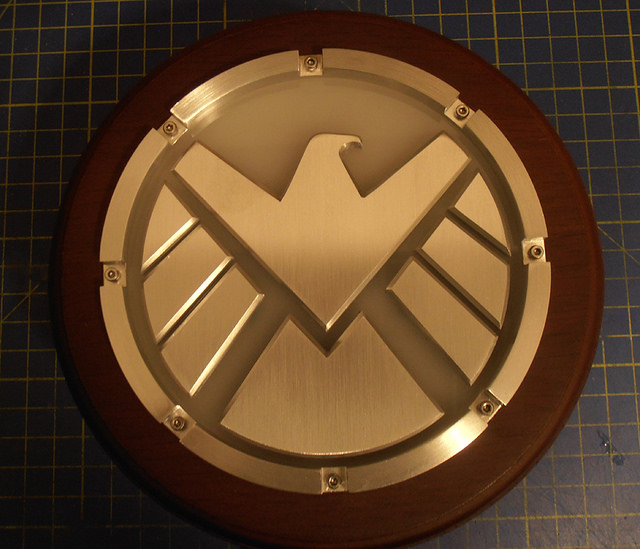 Done Completed Agents Of Shield Hydra Touch Activated Light Up Logo Rpf Costume And Prop Maker Community