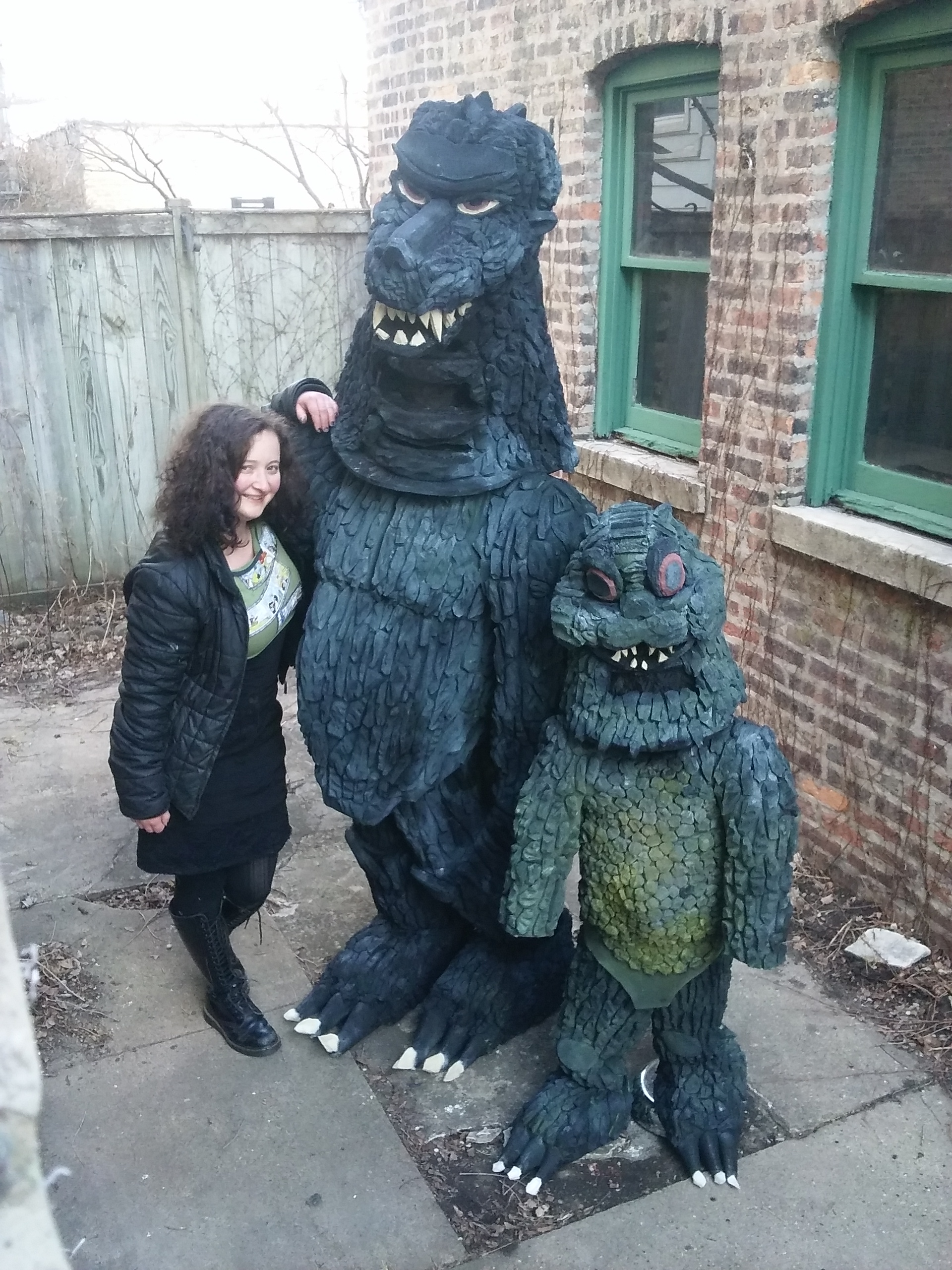 Godzilla and baby godzilla