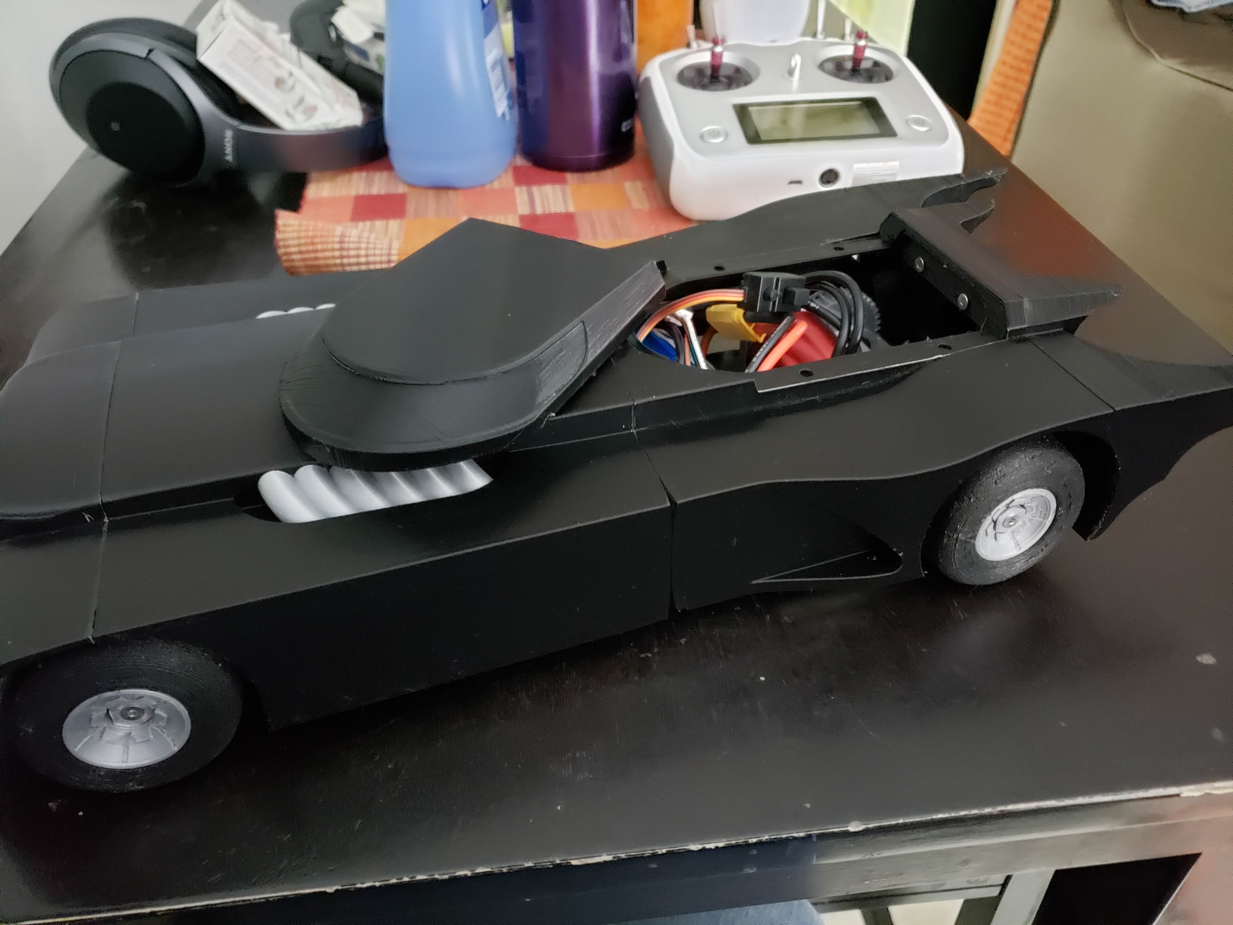 Batman Animated Series Batmobile 3D printed and made into an RC | RPF  Costume and Prop Maker Community