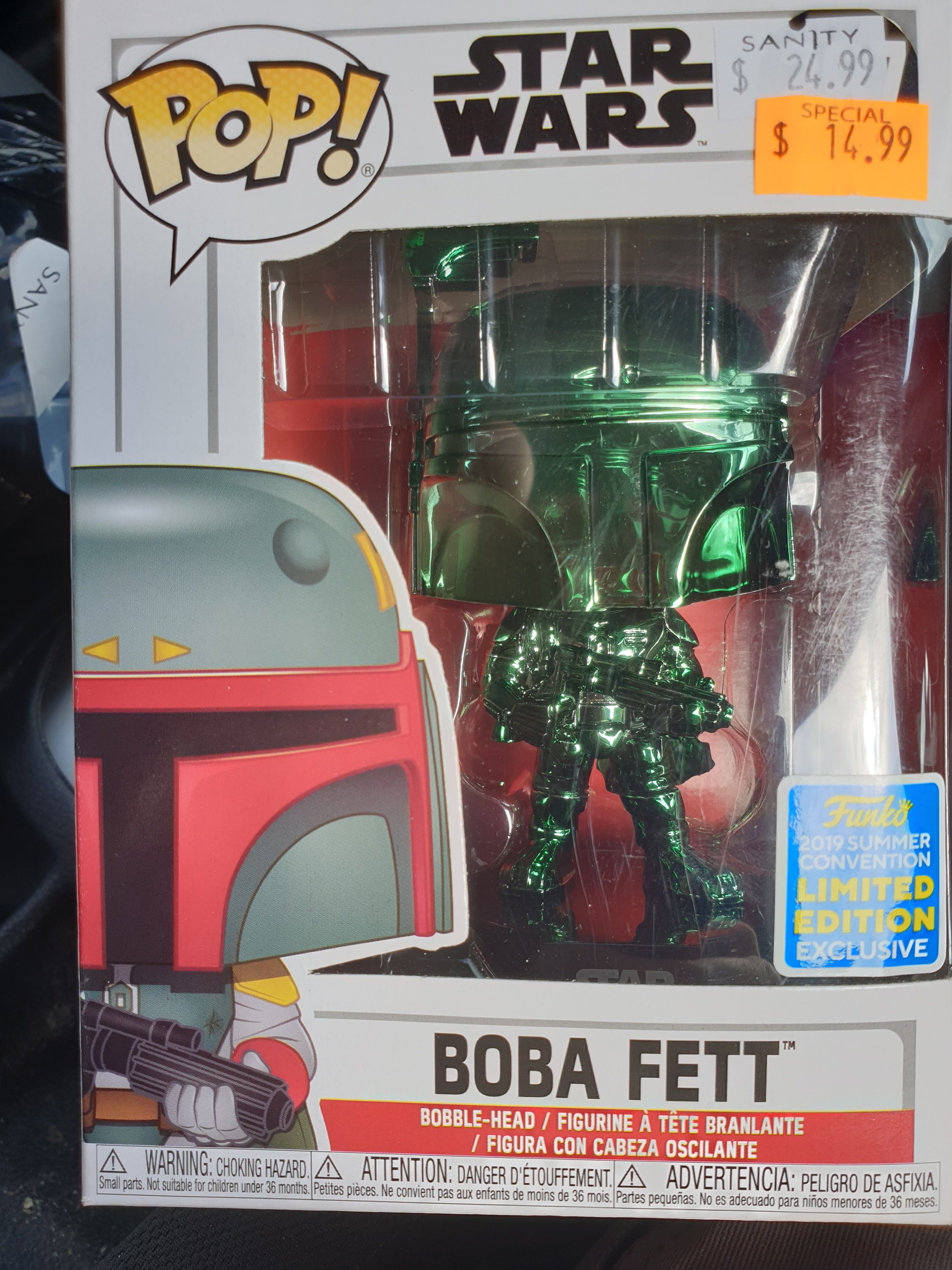 golden boba fett pop