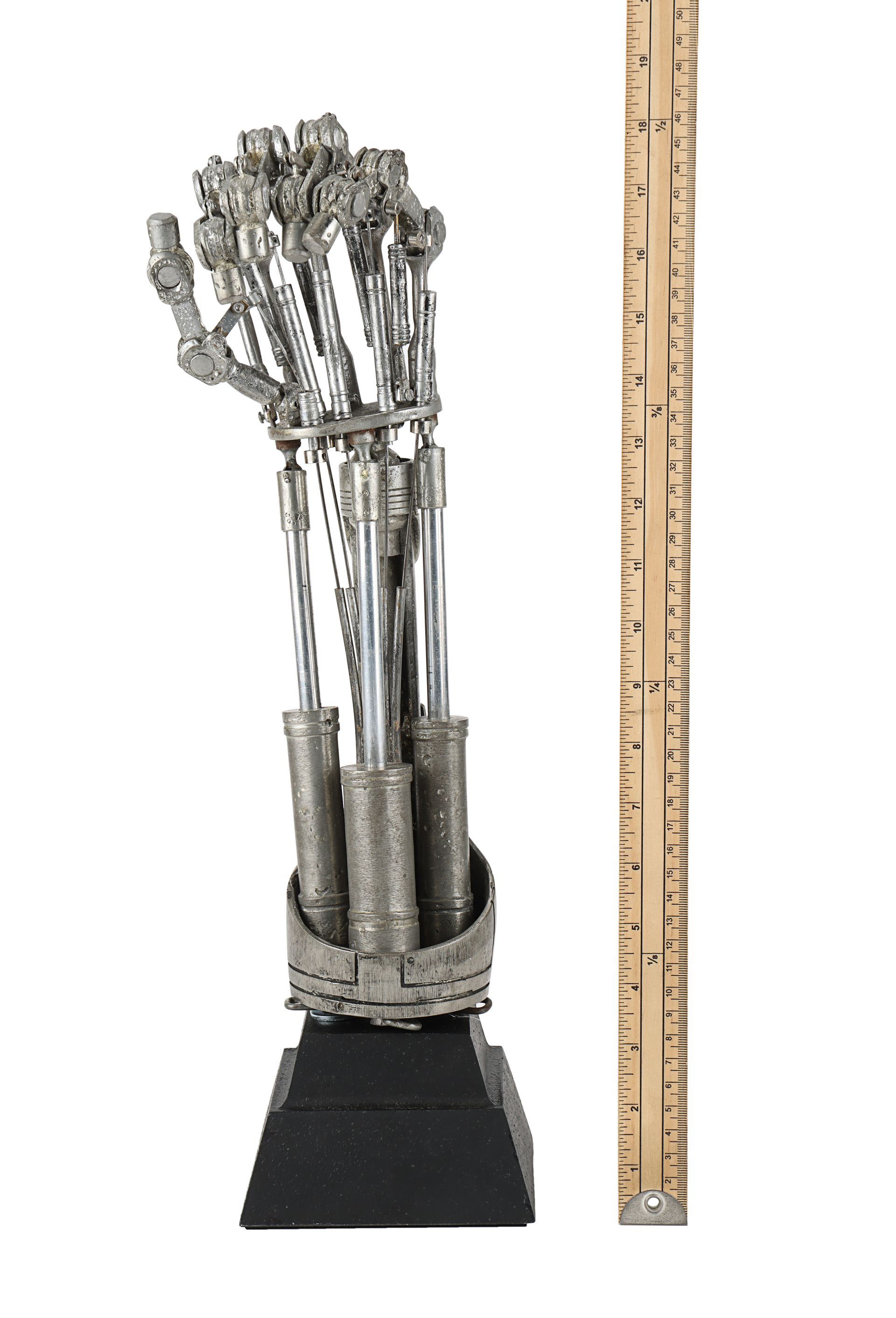 2022-07-21-24 - Entertainment Memorabilia Live Auction - Lot 433 - T1 - Endoskeleton Arm - Met...jpg
