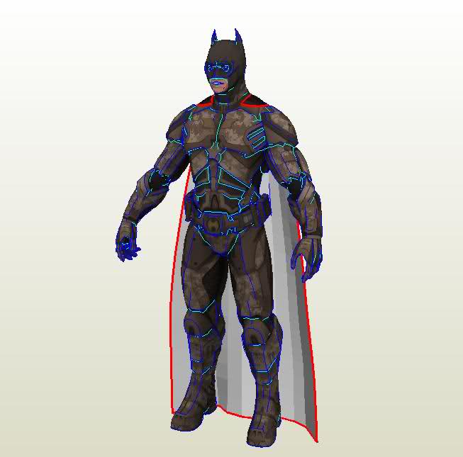 Batman Desert Storm For Pepakura | RPF Costume and Prop Maker Community