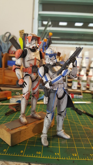 Bandai clone trooper model kit custom discount