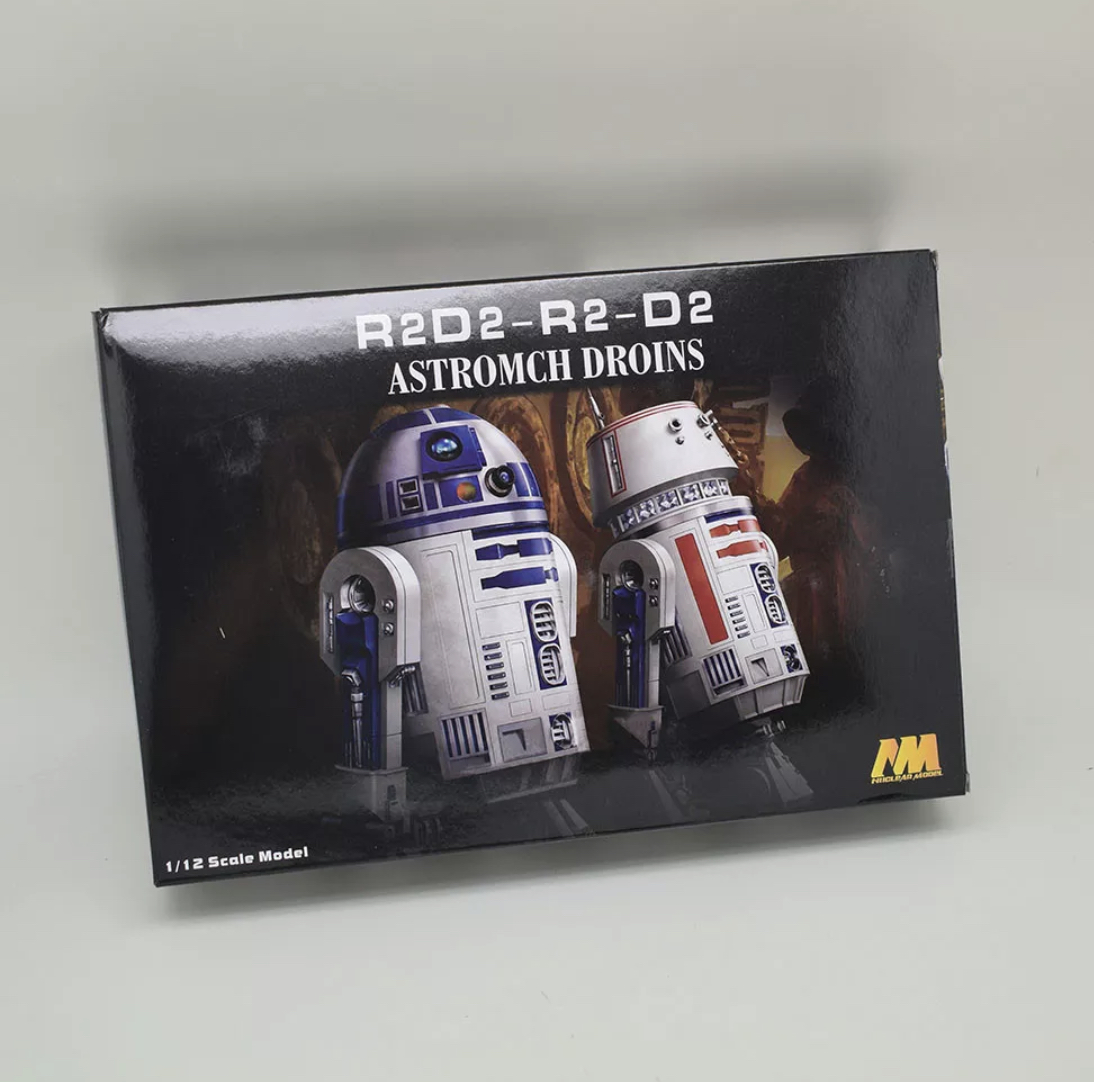 Star Wars R2-D2 & R5-D4 1/12 Plastic Model Kit Figure By NuclearModel 