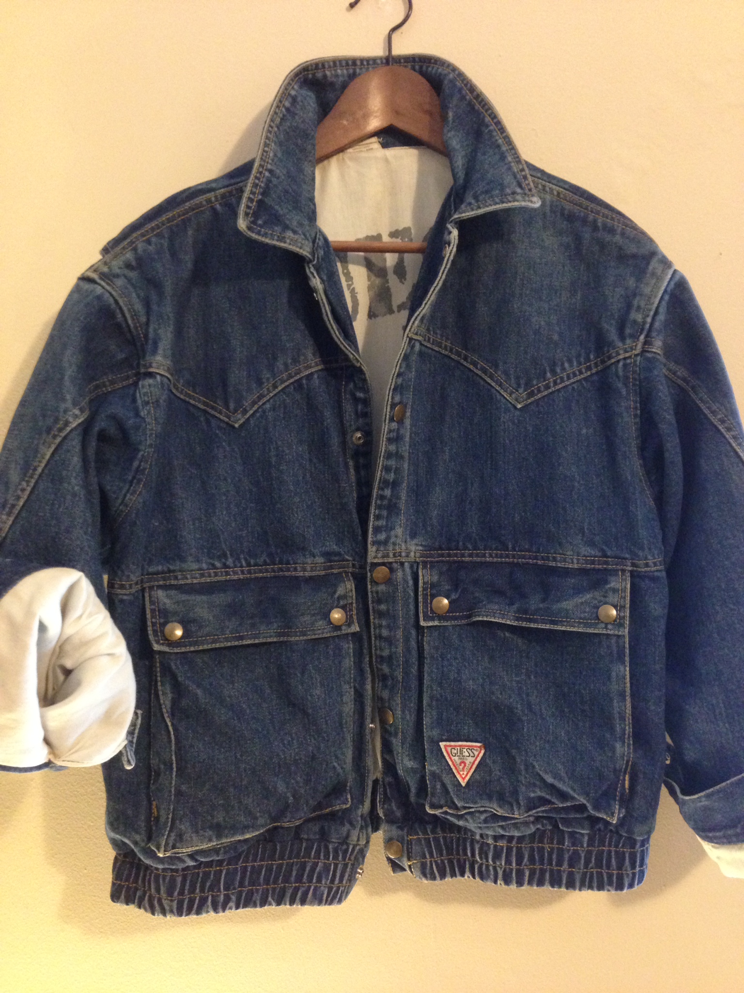 marty mcfly guess denim jacket