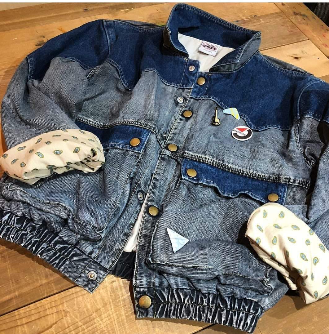 marty mcfly guess denim jacket
