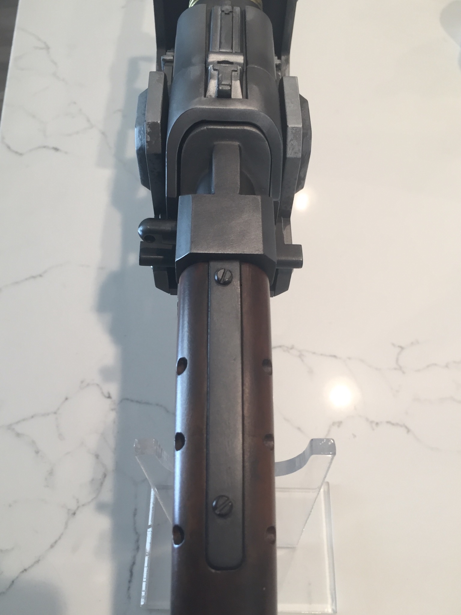 the mandalorian rifle prop
