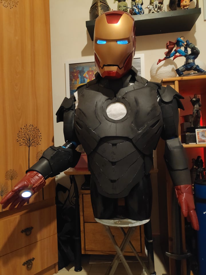 My first Iron Man Build - WIP - EVA FOAM | RPF Costume and Prop Maker  Community