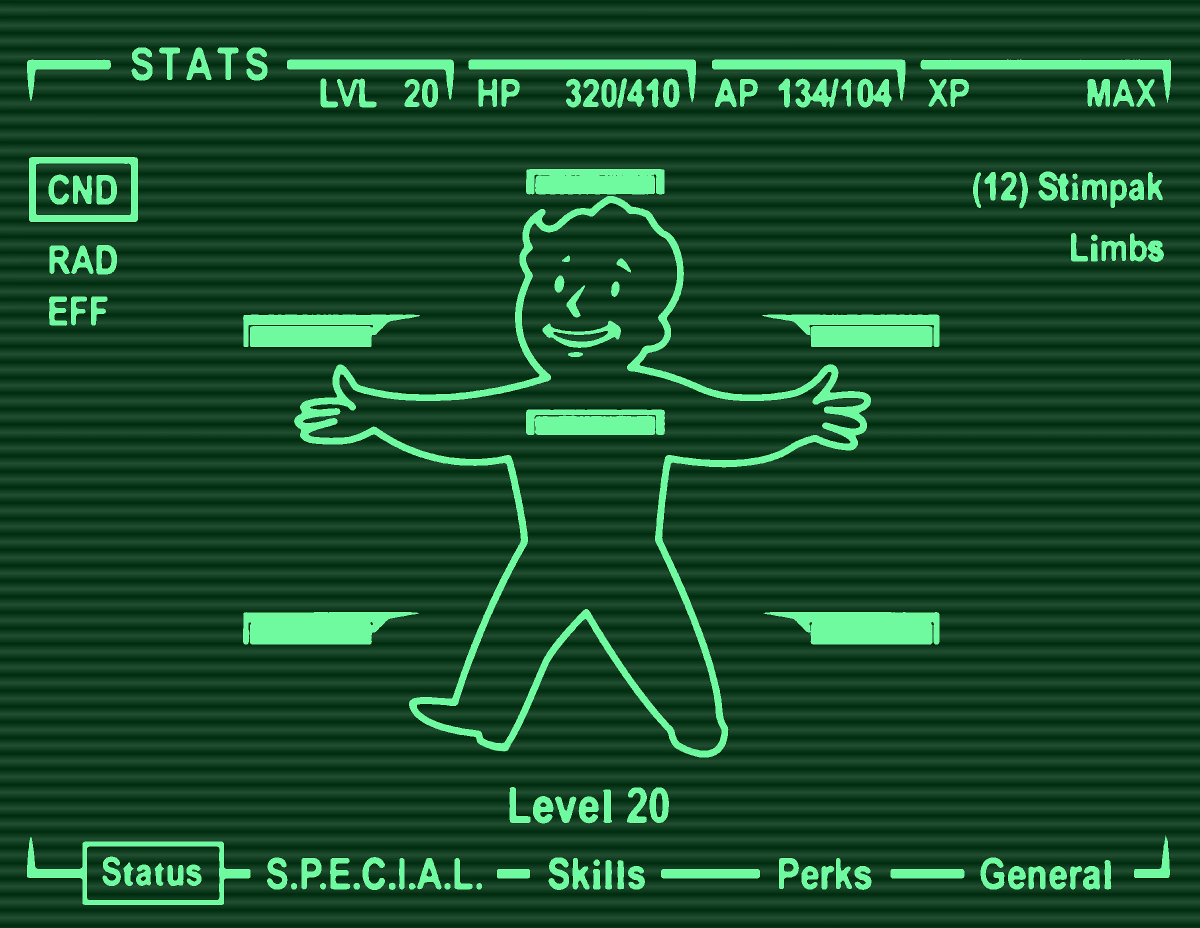 Fallout pipboy screen