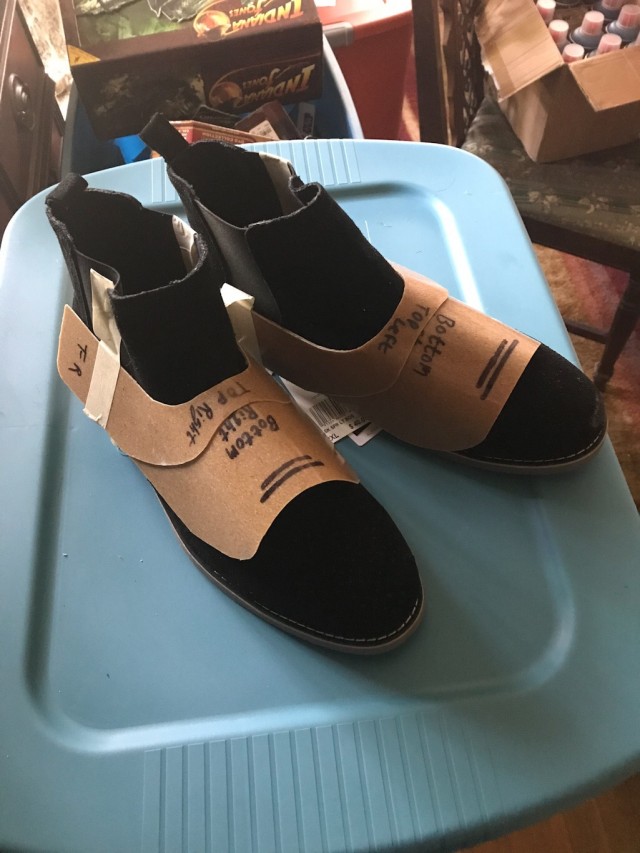 How to Spray Paint Suede Shoes? | RPF Costume and Prop Maker Community