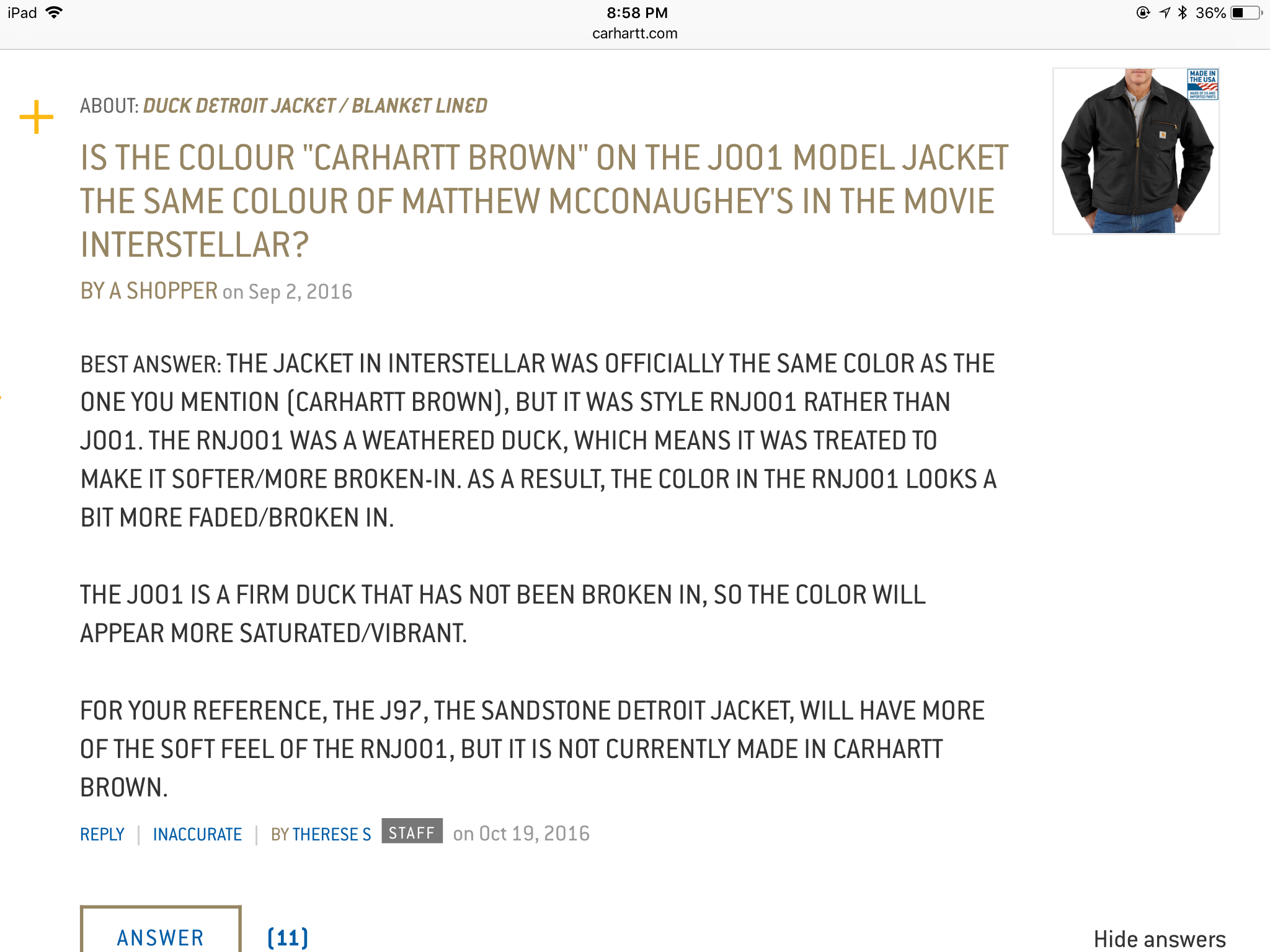 Cooper s wardrobe in Interstellar RPF Costume and Prop Maker