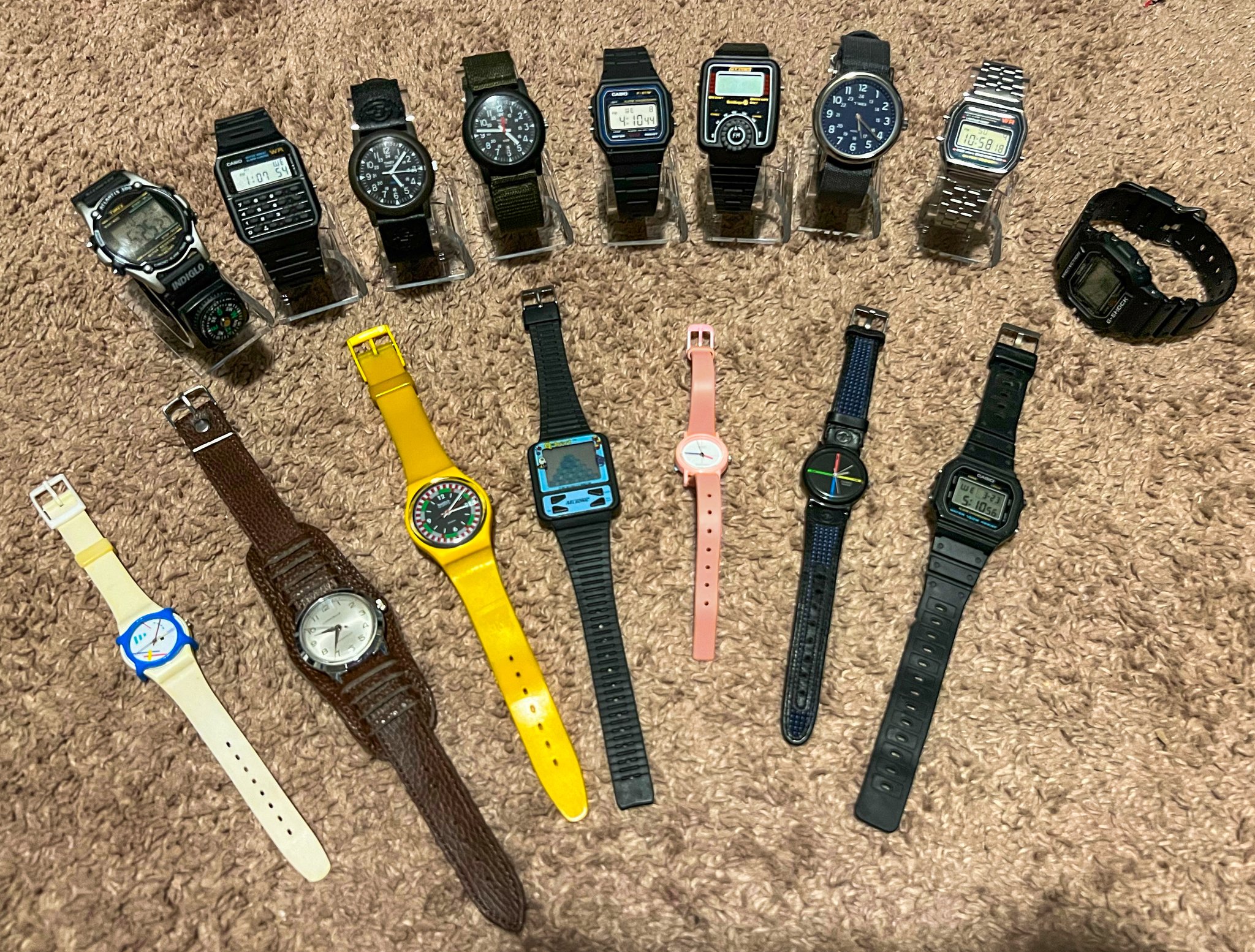 May be an image of digital watch and text