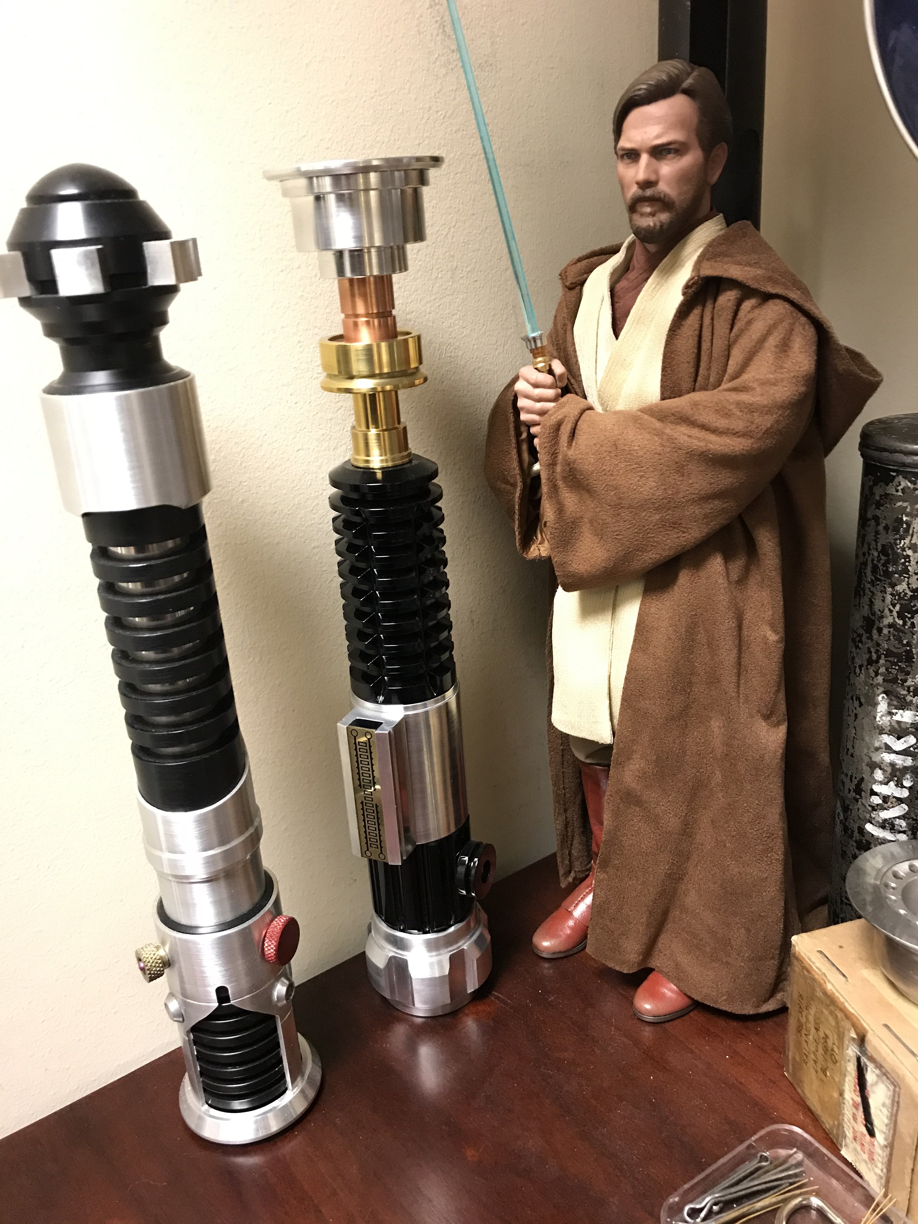 Obi wan rots sales lightsaber