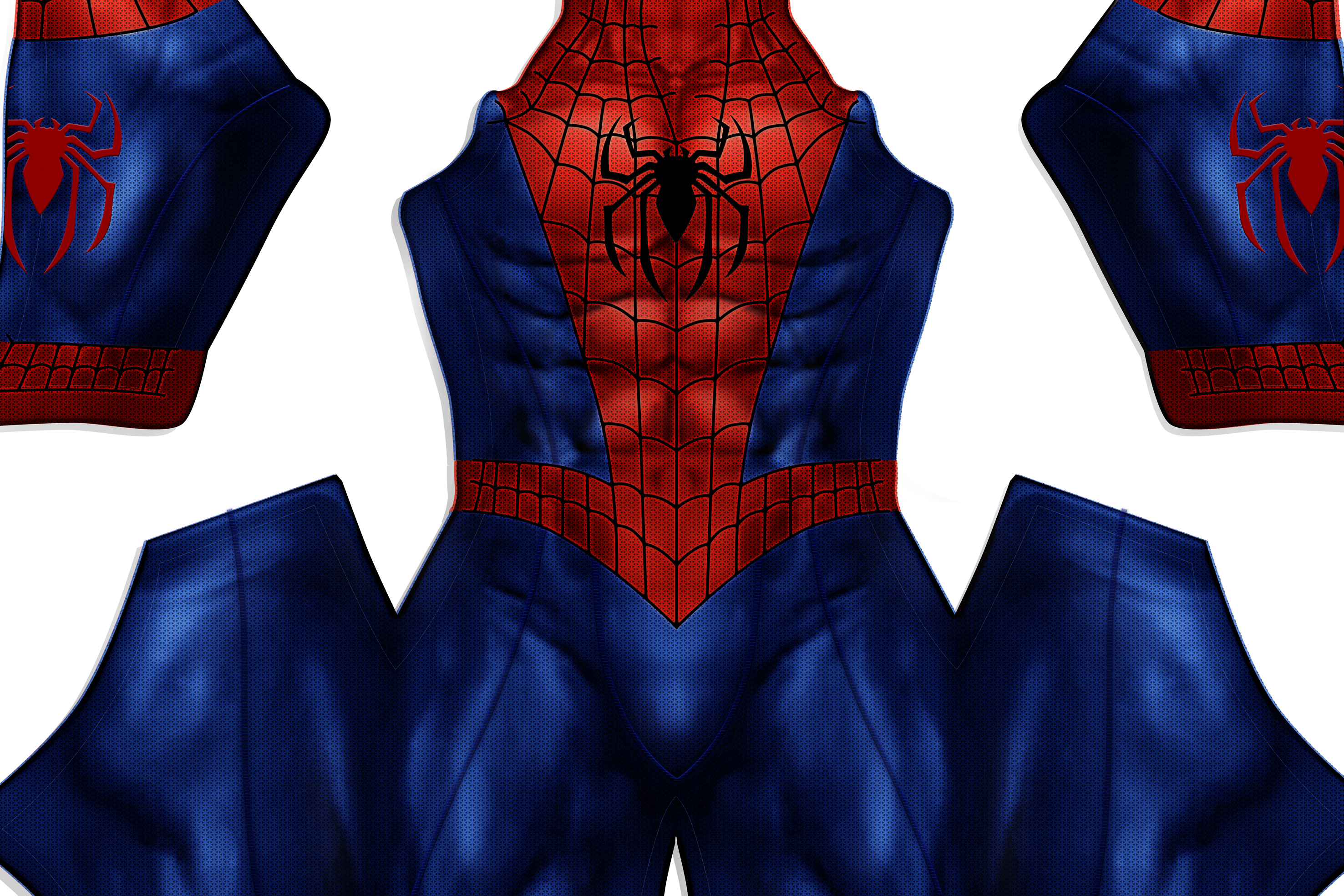 custom spiderman suit design