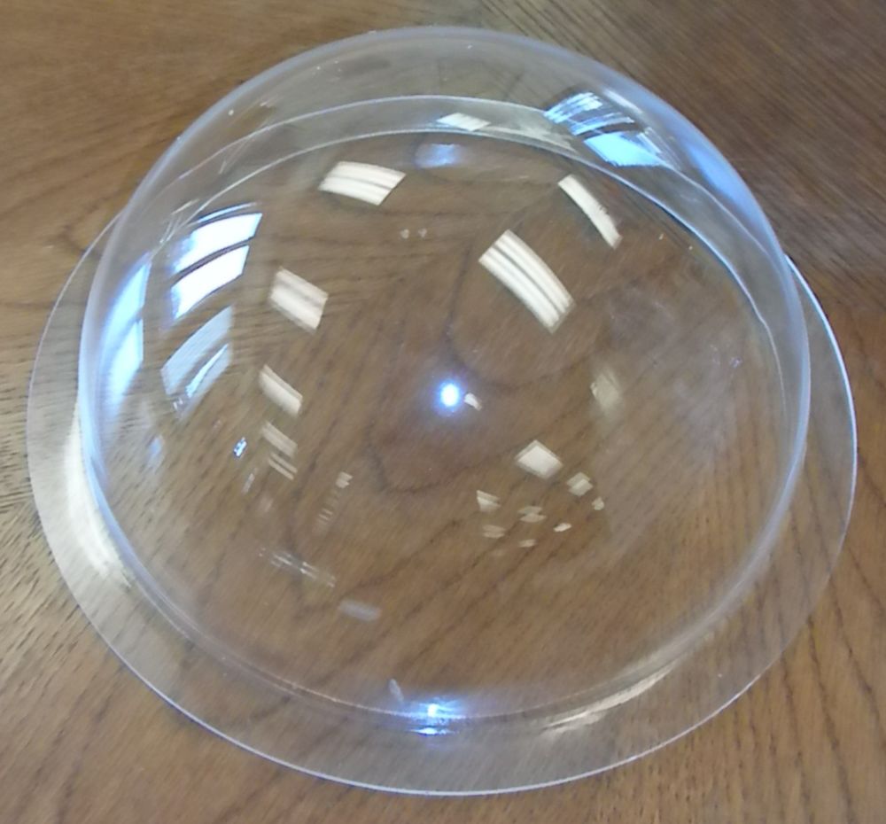 24 Clear Acrylic Hemisphere - Plastic Domes and Spheres