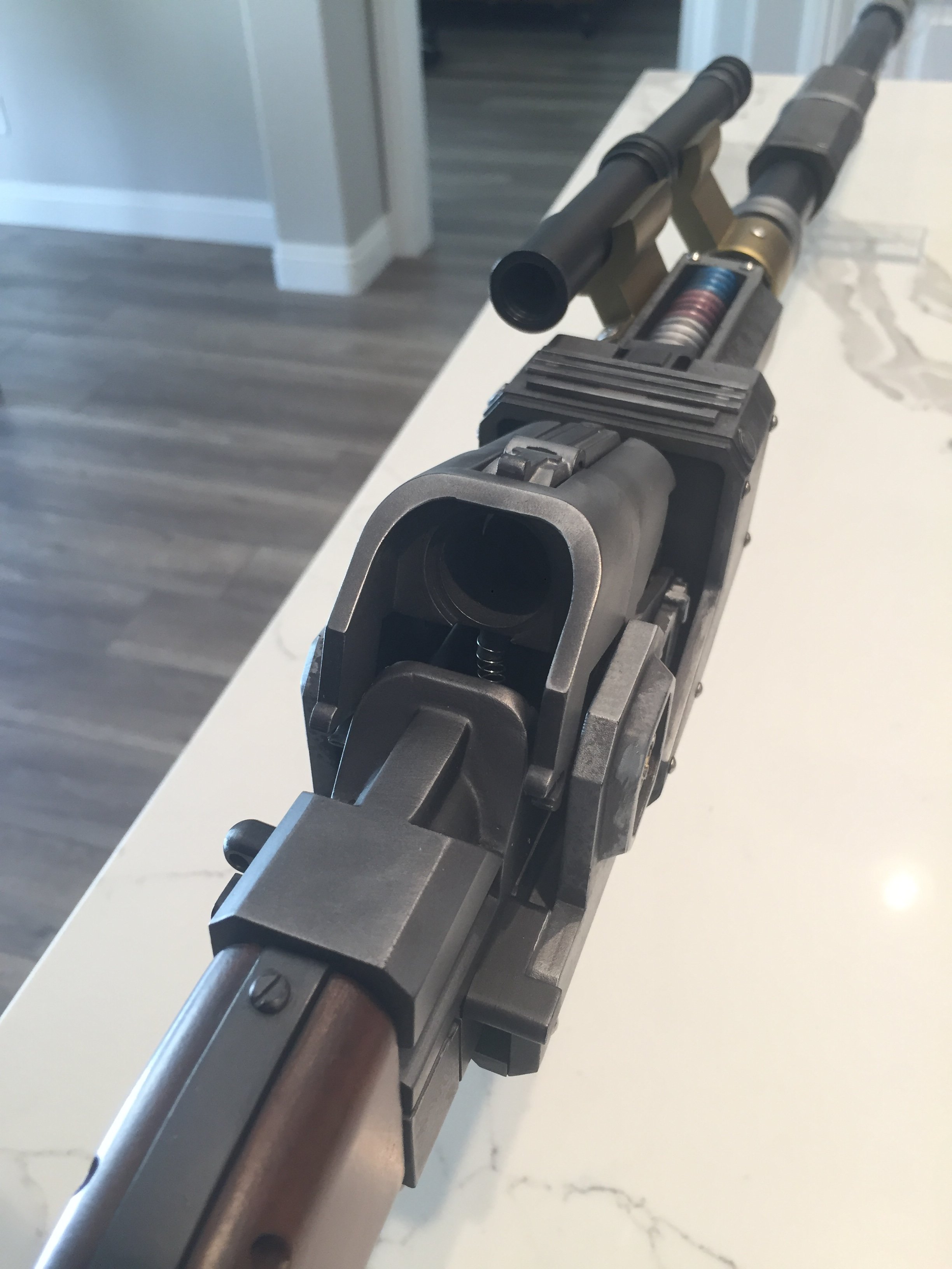 the mandalorian rifle prop