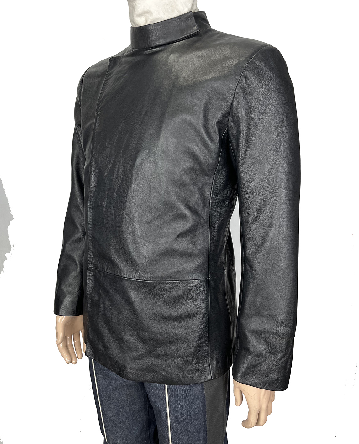 ELS Section 31 Black Leather Jacket FRONT.jpg
