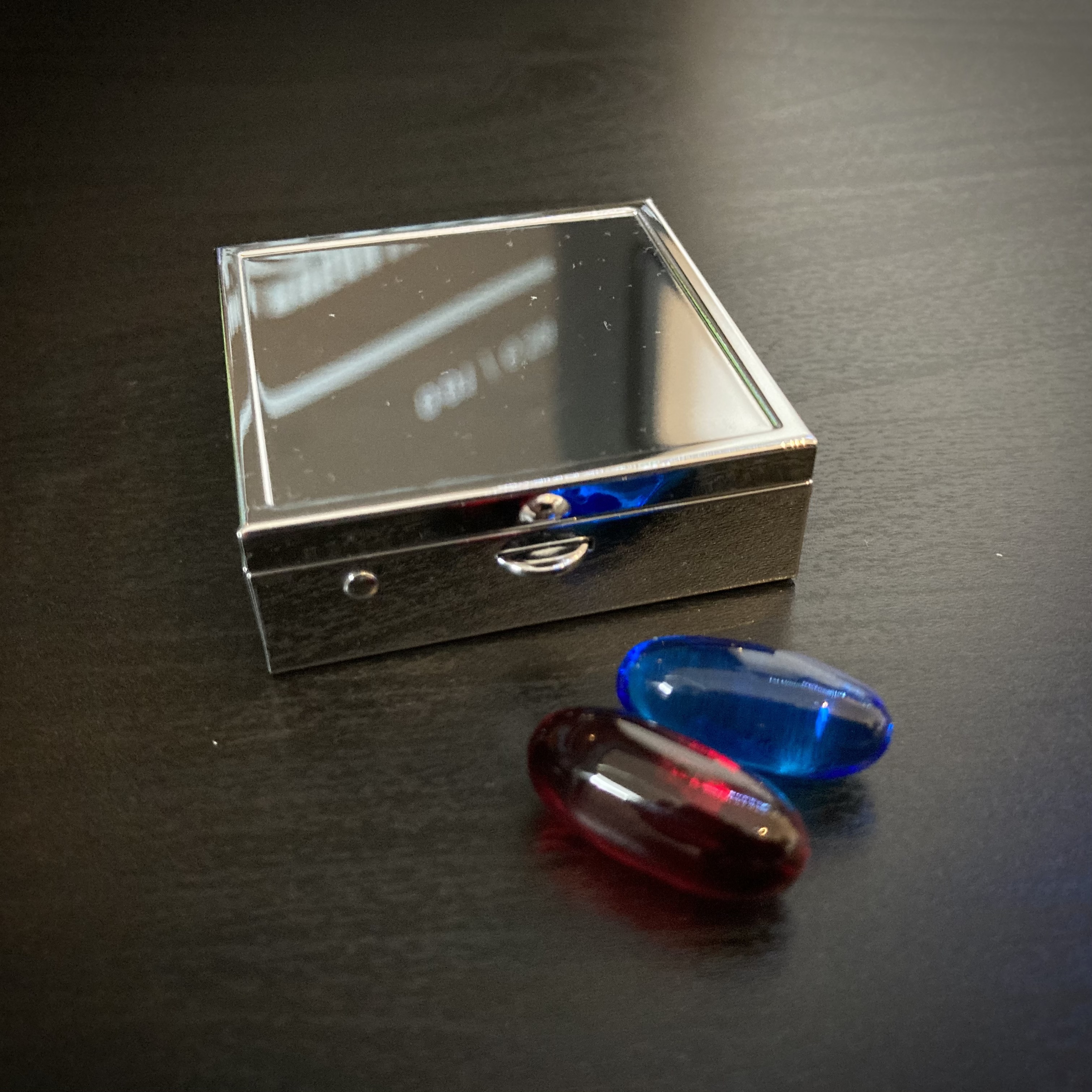 Pill Case with Red and Blue Pill | Costume and Prop Community