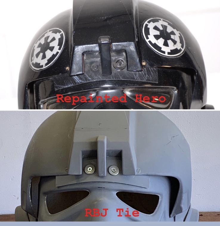 rubies tie pilot helmet