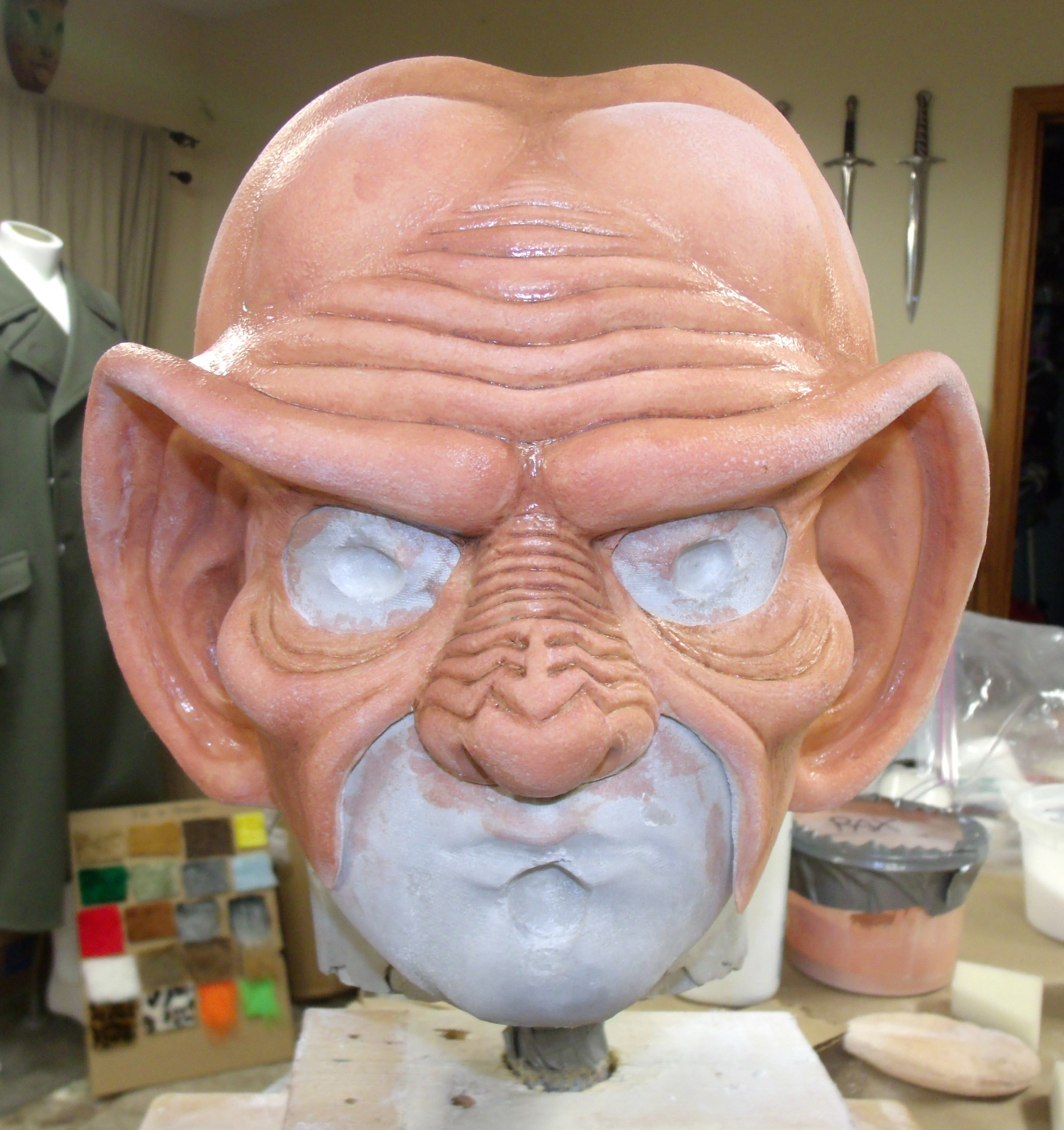 Ferengi Makeup Piece For Star Trek