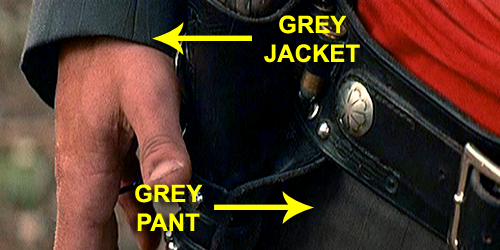 Johnny Ringo’s Grey Suit