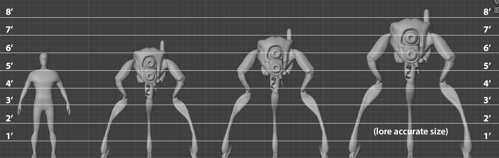 Hunter size lineup.png