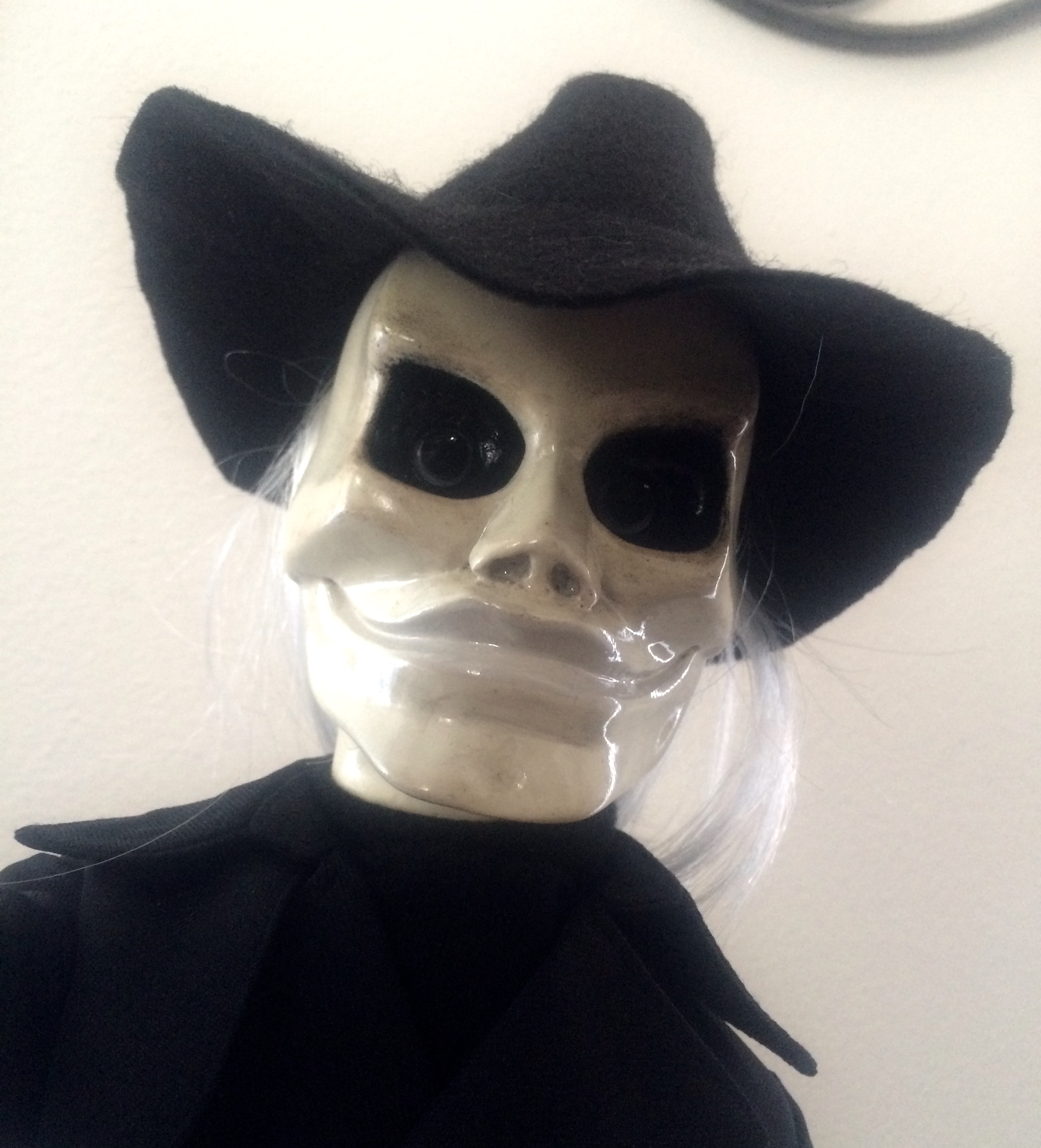 Recently I made a life sized replica of the Puppet mask for a