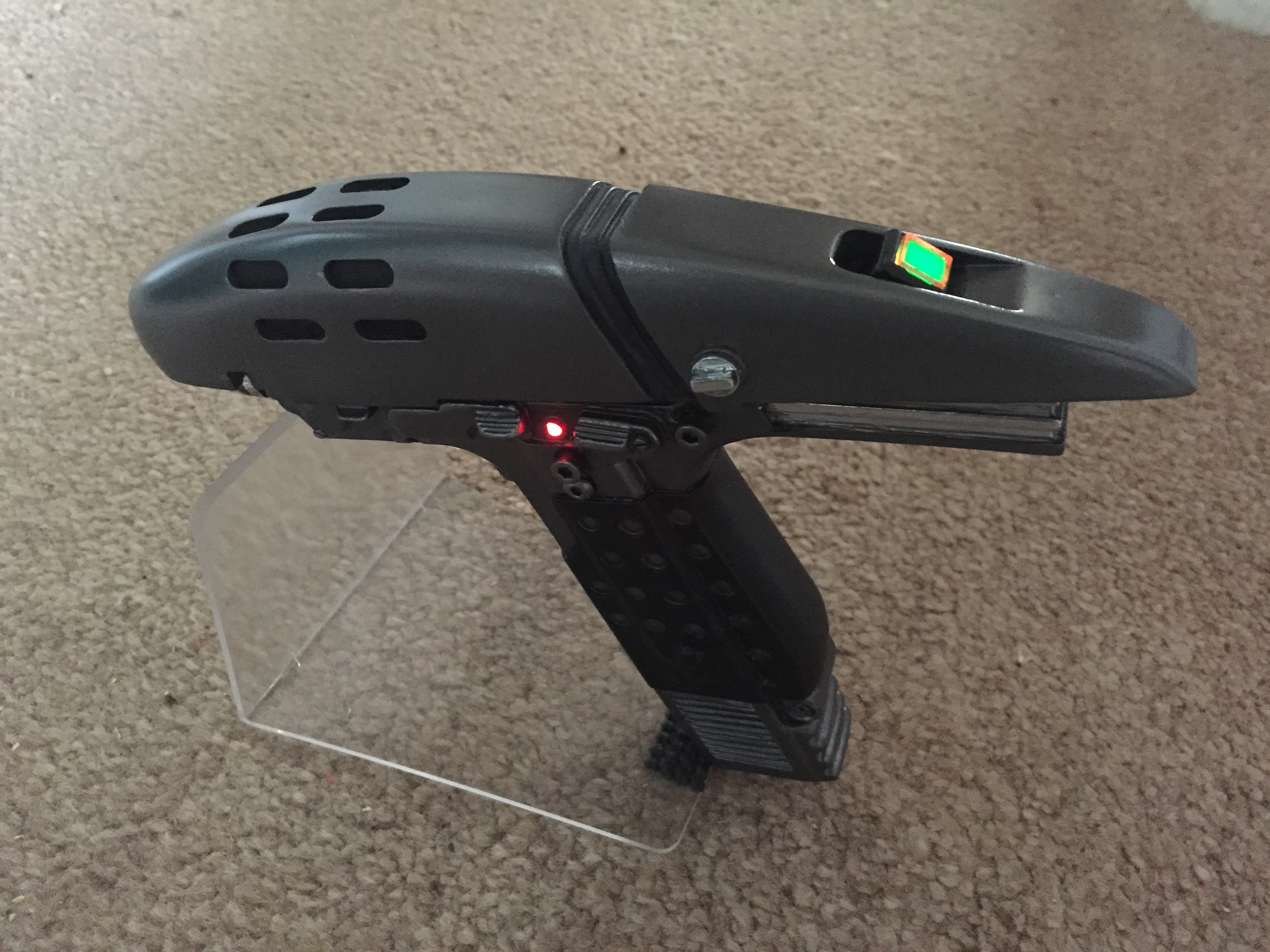 Pair of P1 Metal Side Rails Star Trek TOS Use on all Phaser Prop Builds, 