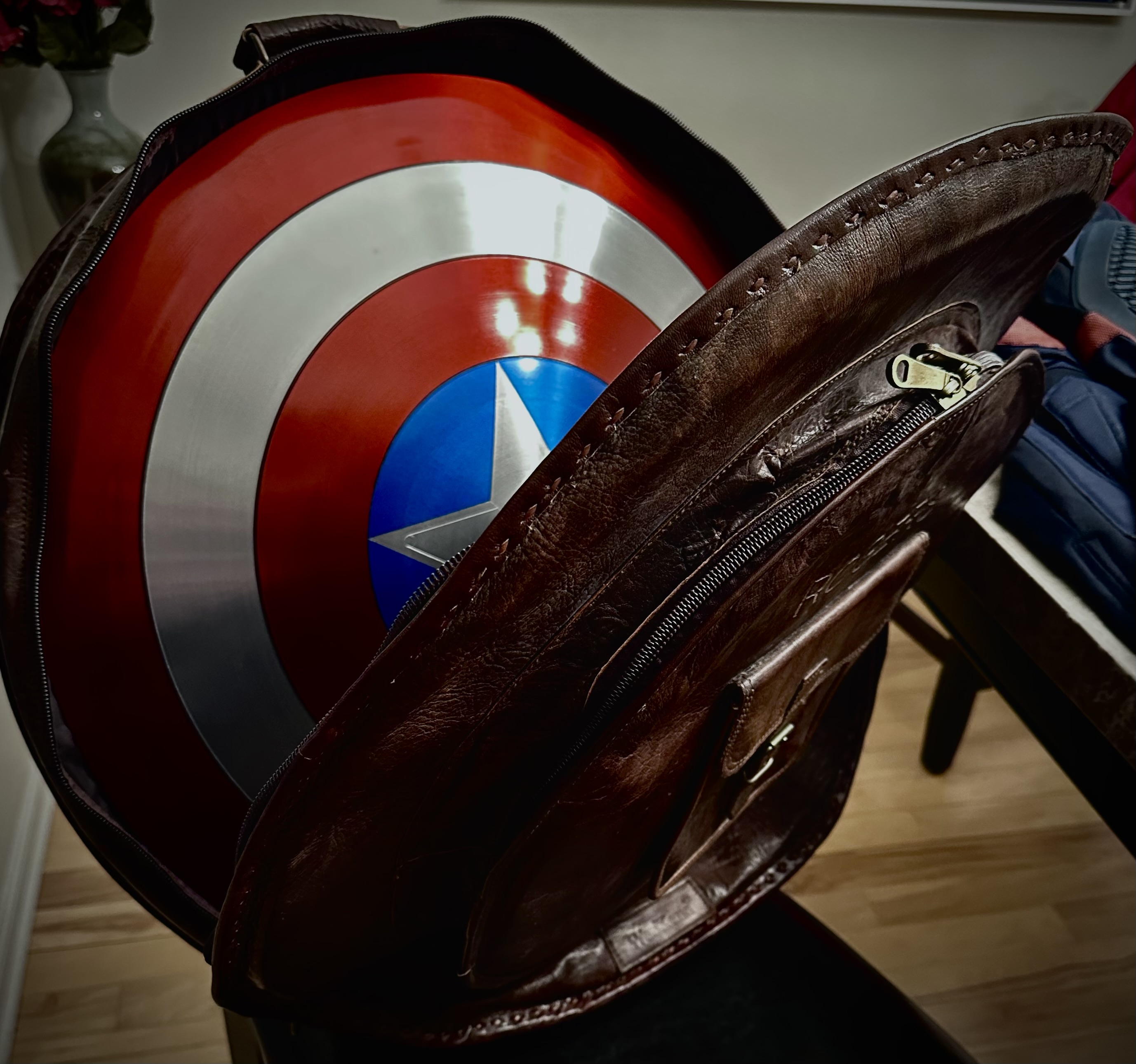 Captain america shield outlet bag