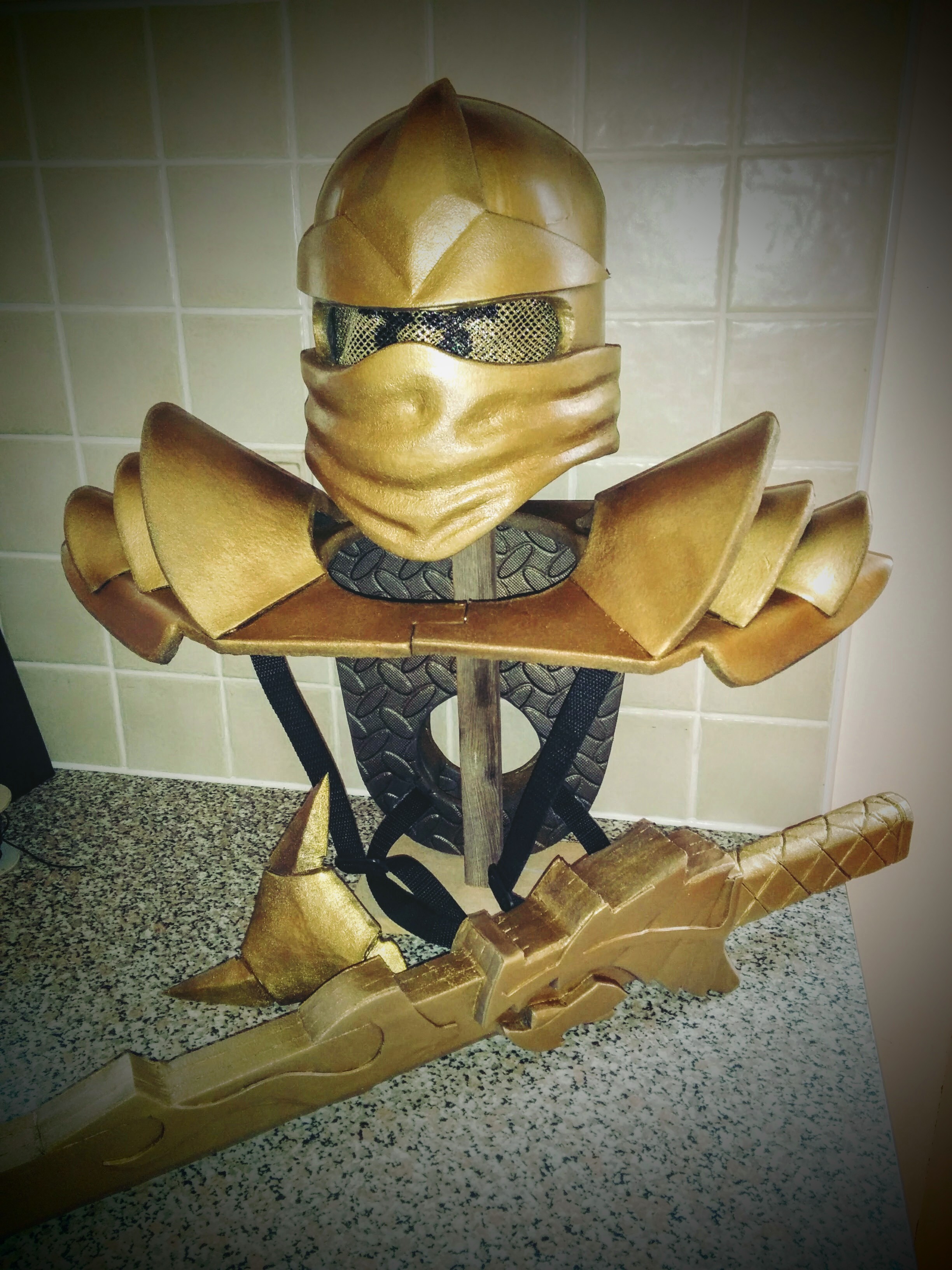 lego golden ninja costume