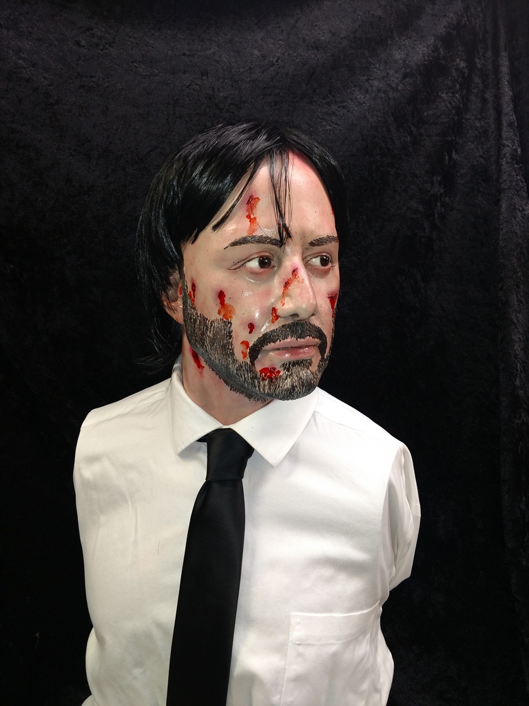 JOHN WICK lifesize bust WIP | RPF Costume and Prop Maker Community