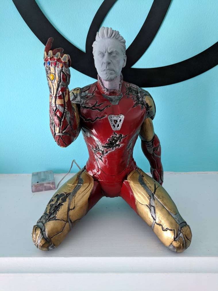 i am iron man statue
