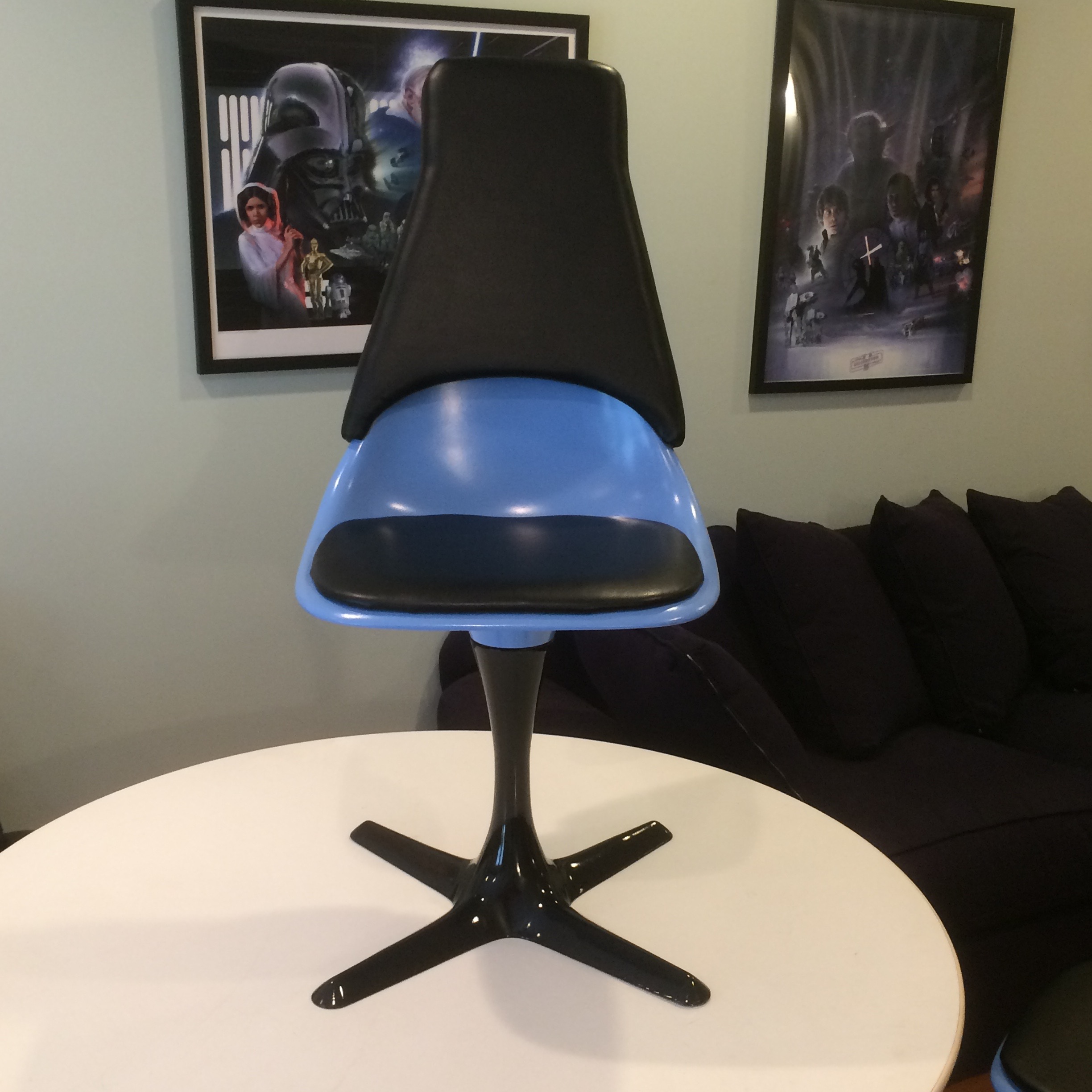 Triangles to upgrade Burke chair to Star Trek bridge chair 