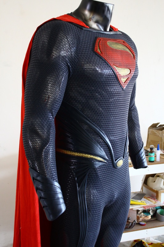 Tweaked Man Of Steel suit.  RPF Costume and Prop Maker Community