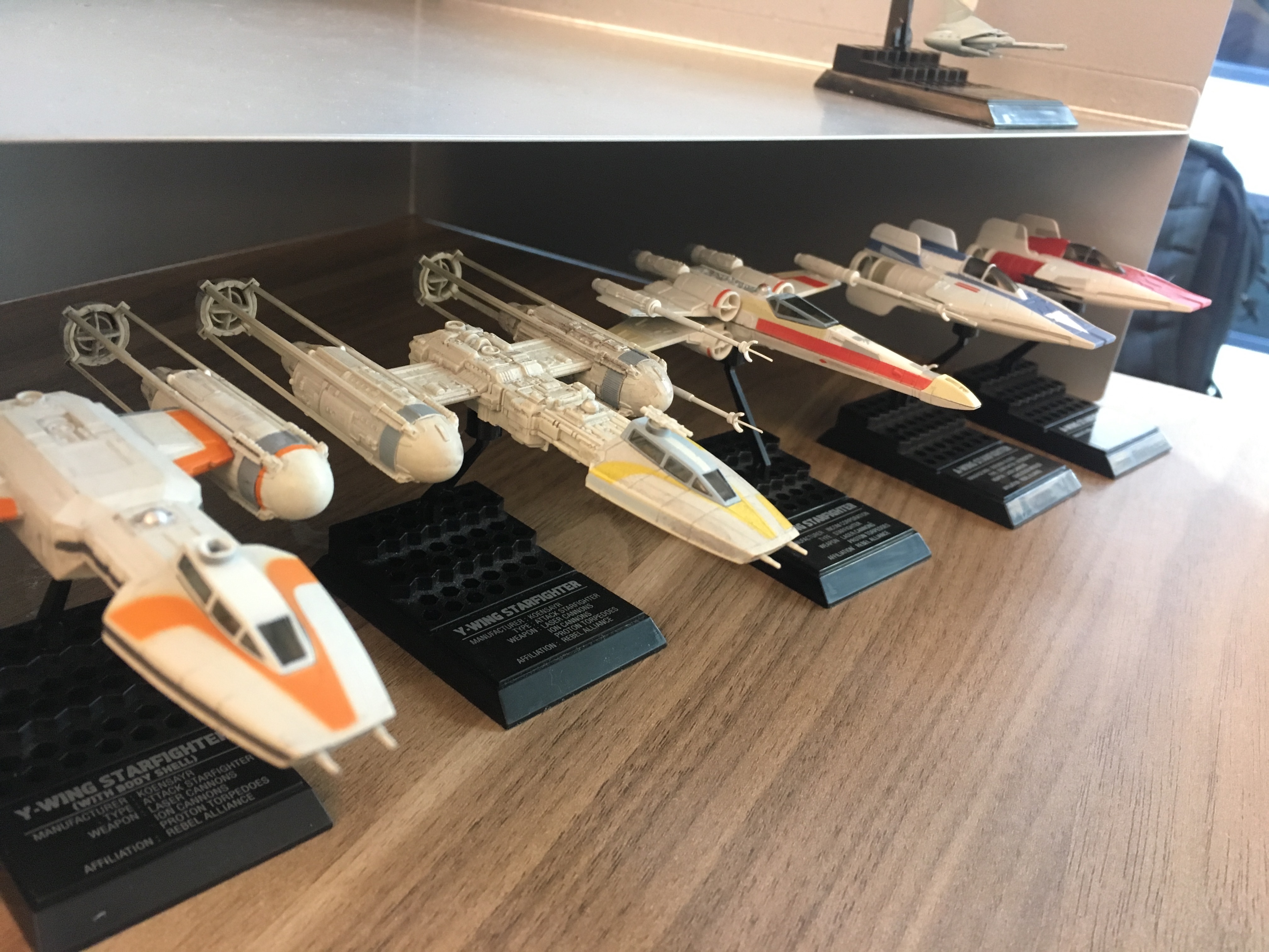 Star Wars Vehicle AT-AT Sand Crawler B-Wing Slave Shuttle Kit F-Toys SET 7# 5pc 