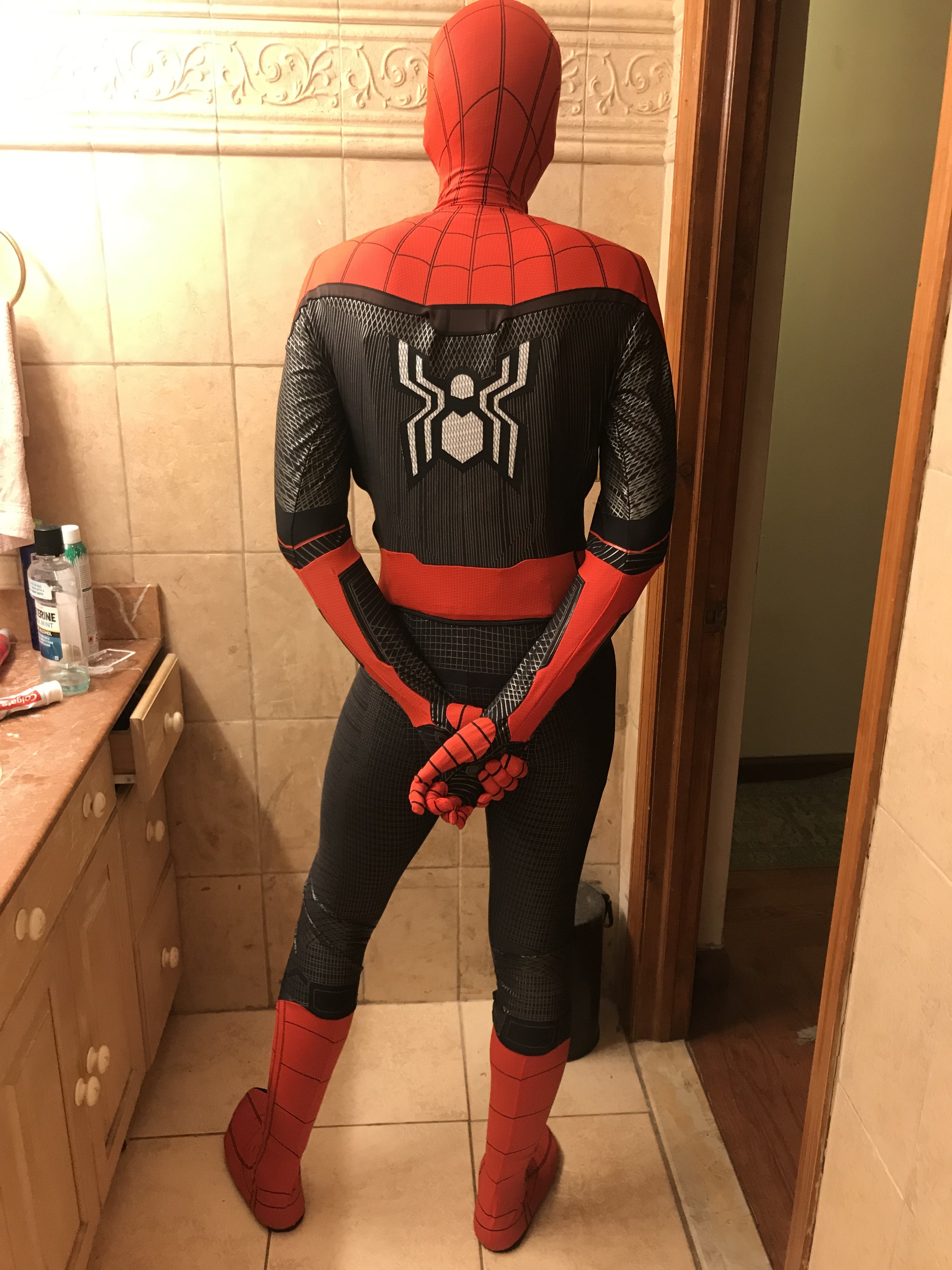 Spider Man Far From Home Parker Suit Replica Sony Promotional Suit Mod Rpf Costume And Prop Maker Community