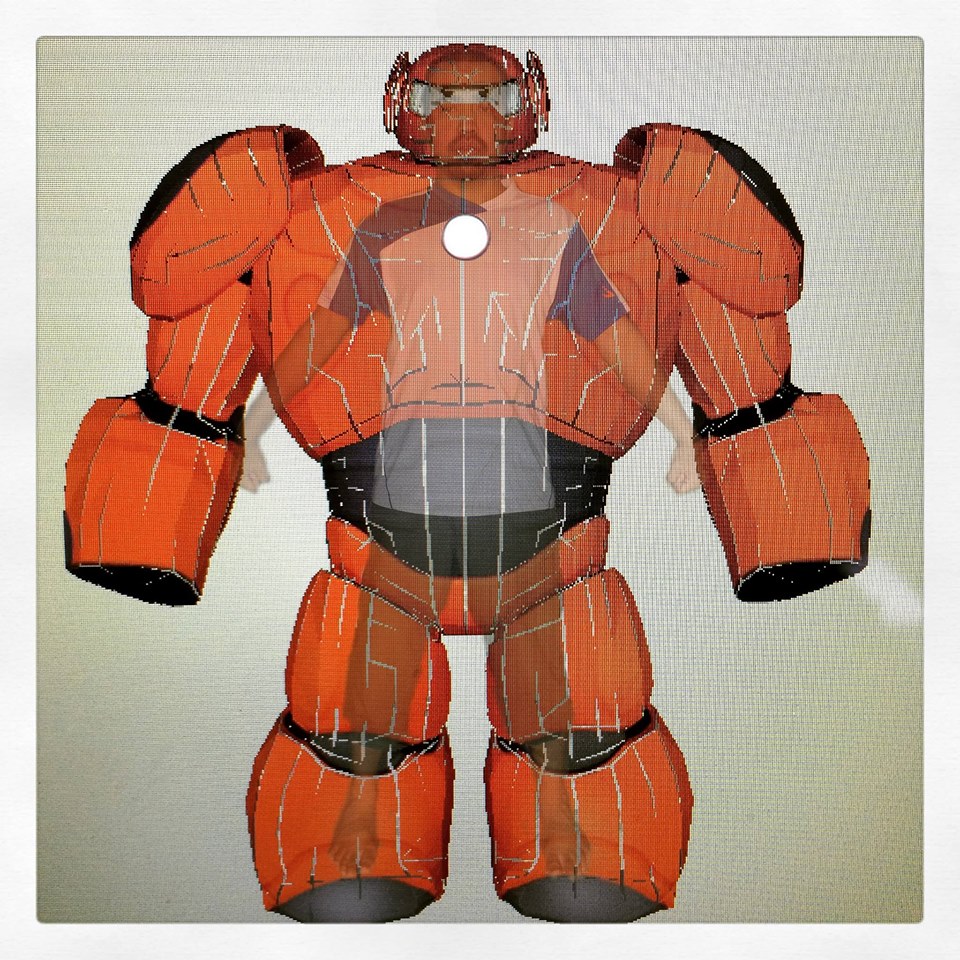 Baymax 2 0 Armor With Foam Template Files Rpf Costume And Prop