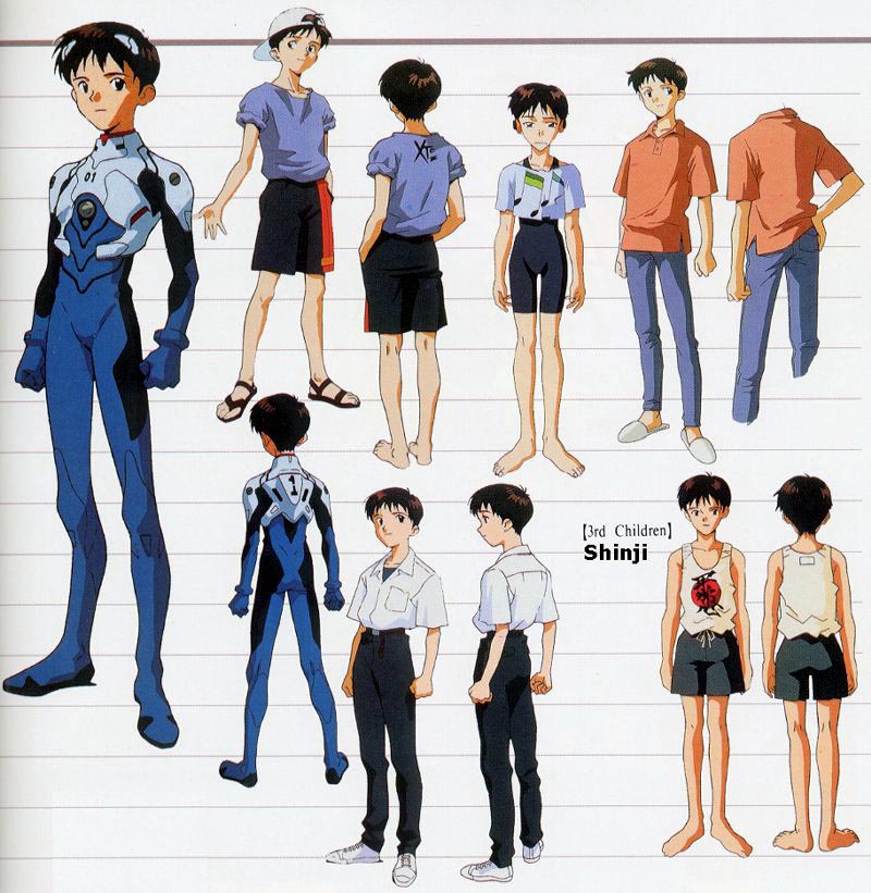 Shinji Ikari (Plugsuit) - Evangelion.