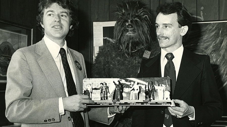 Jerry Springer receiving one of the first sets of Star Wars figures.jpg