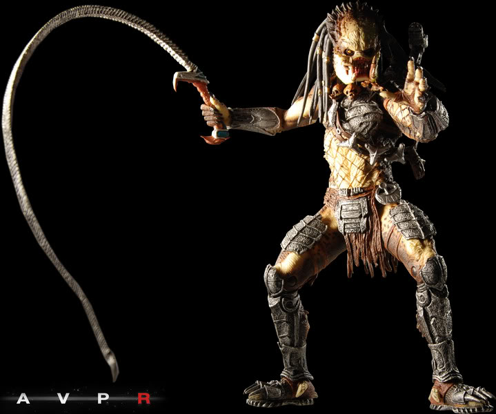 NECA AVPR Wolf Predator Whip custom RPF Costume and Prop Maker