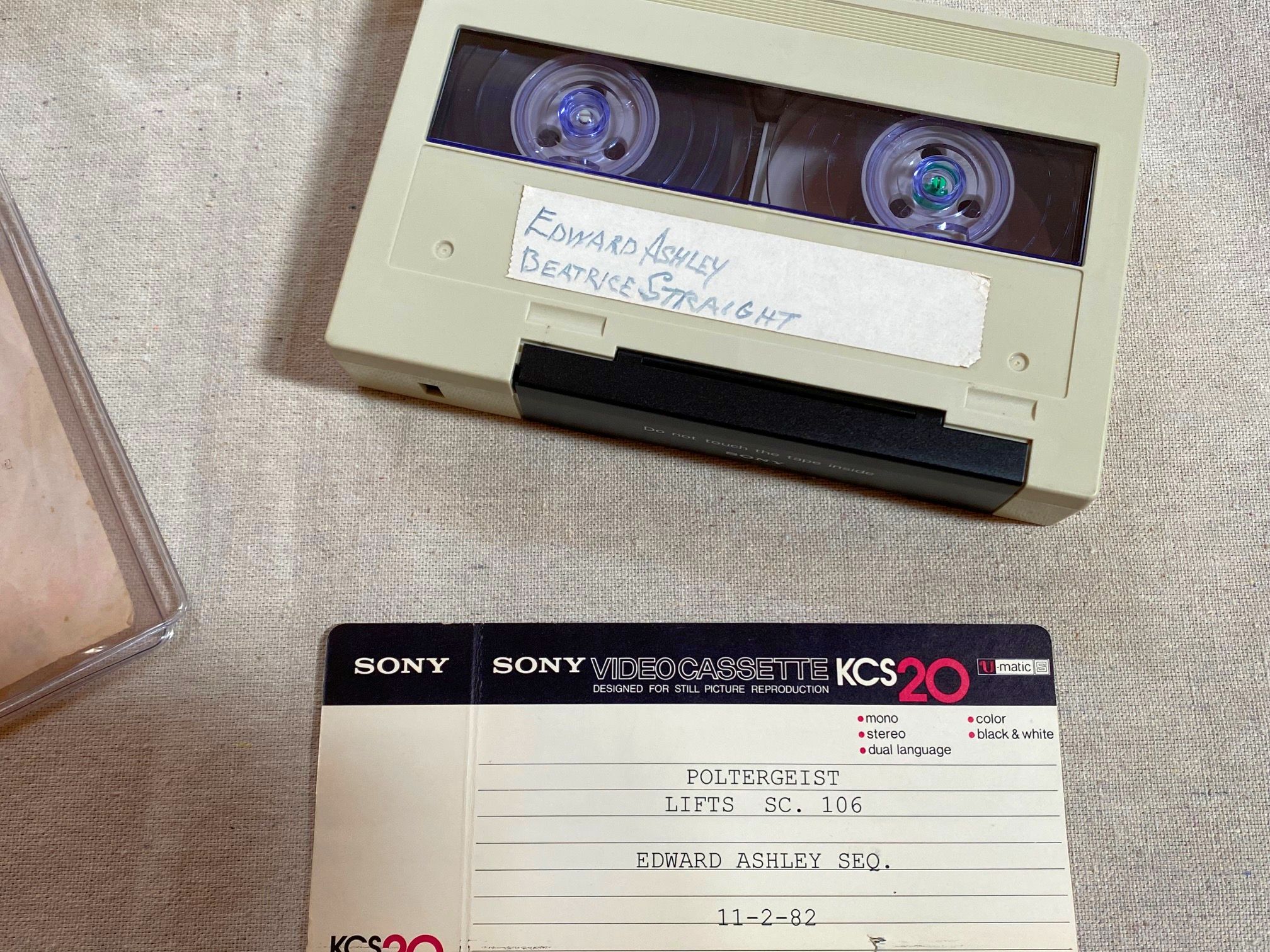 Poltergeist Deleted Scene on Type C Cassette.jpg