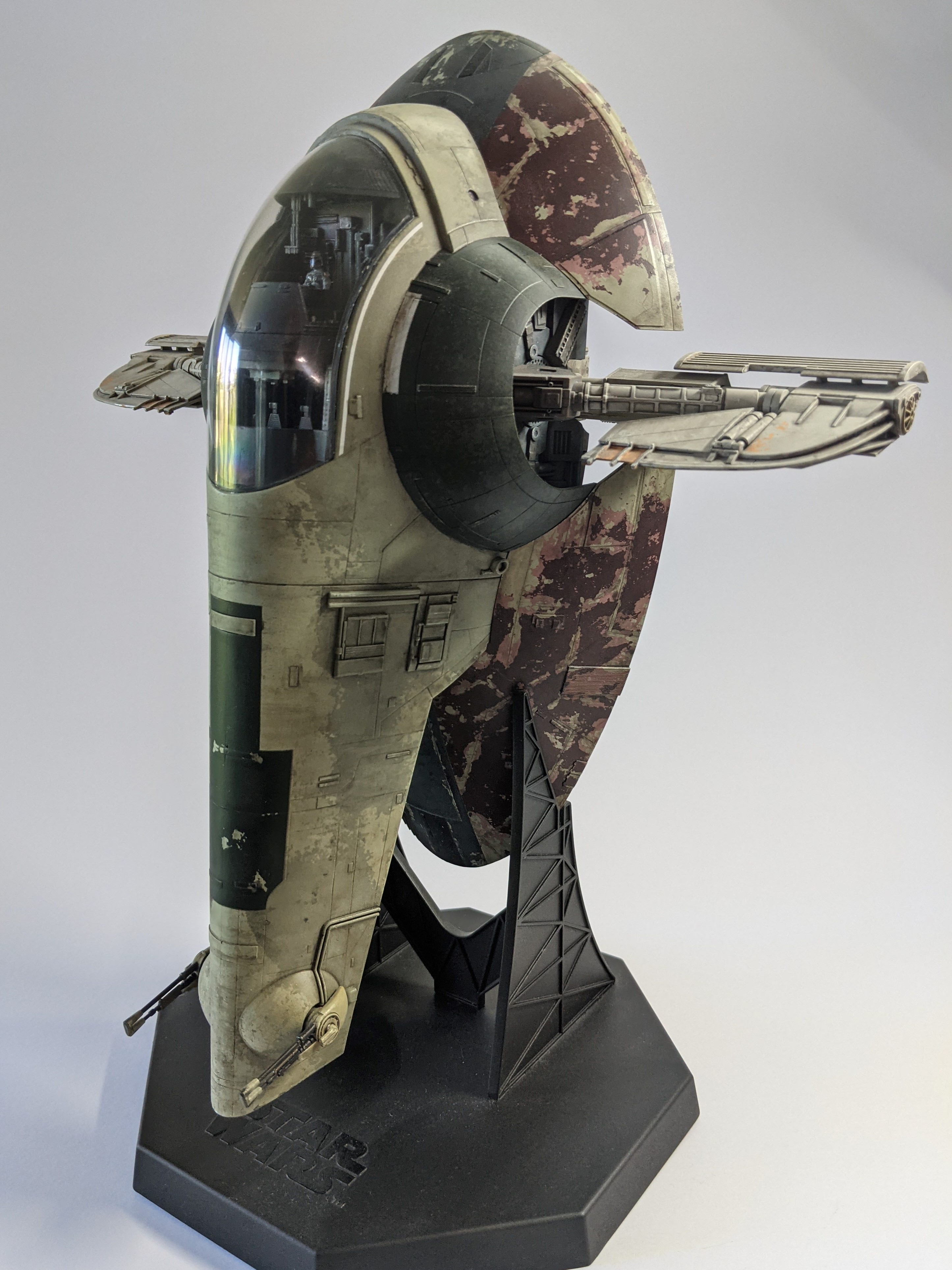 Fine Molds 1/72 Slave 1 build - Front Right - Akwalek RPF