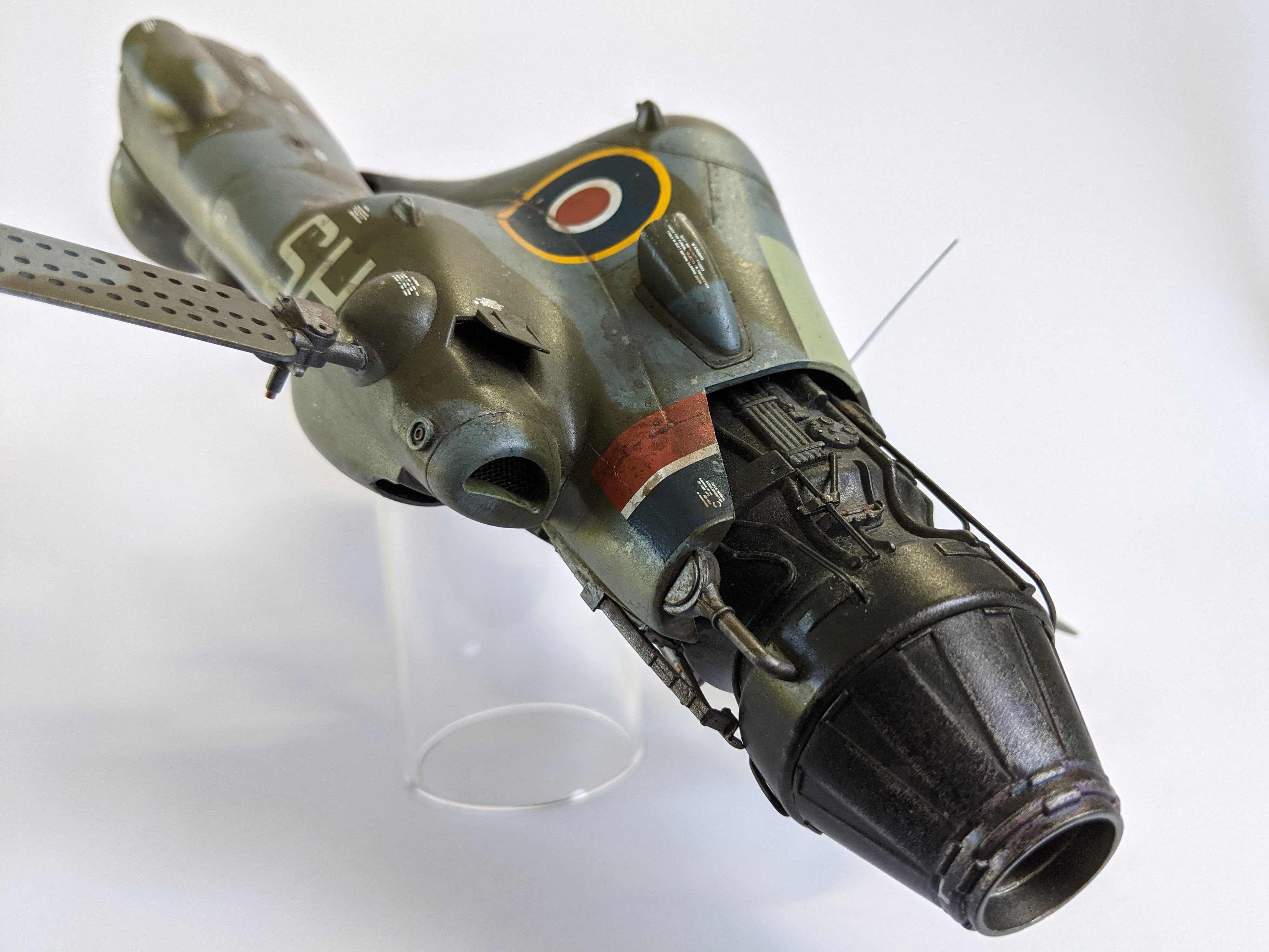 Ma.k Maschinen Krieger Hasegawa 1/20 Falke Pkf.85 Antigravity Armoured Raider build RAF Scheme - Akwalek RPF