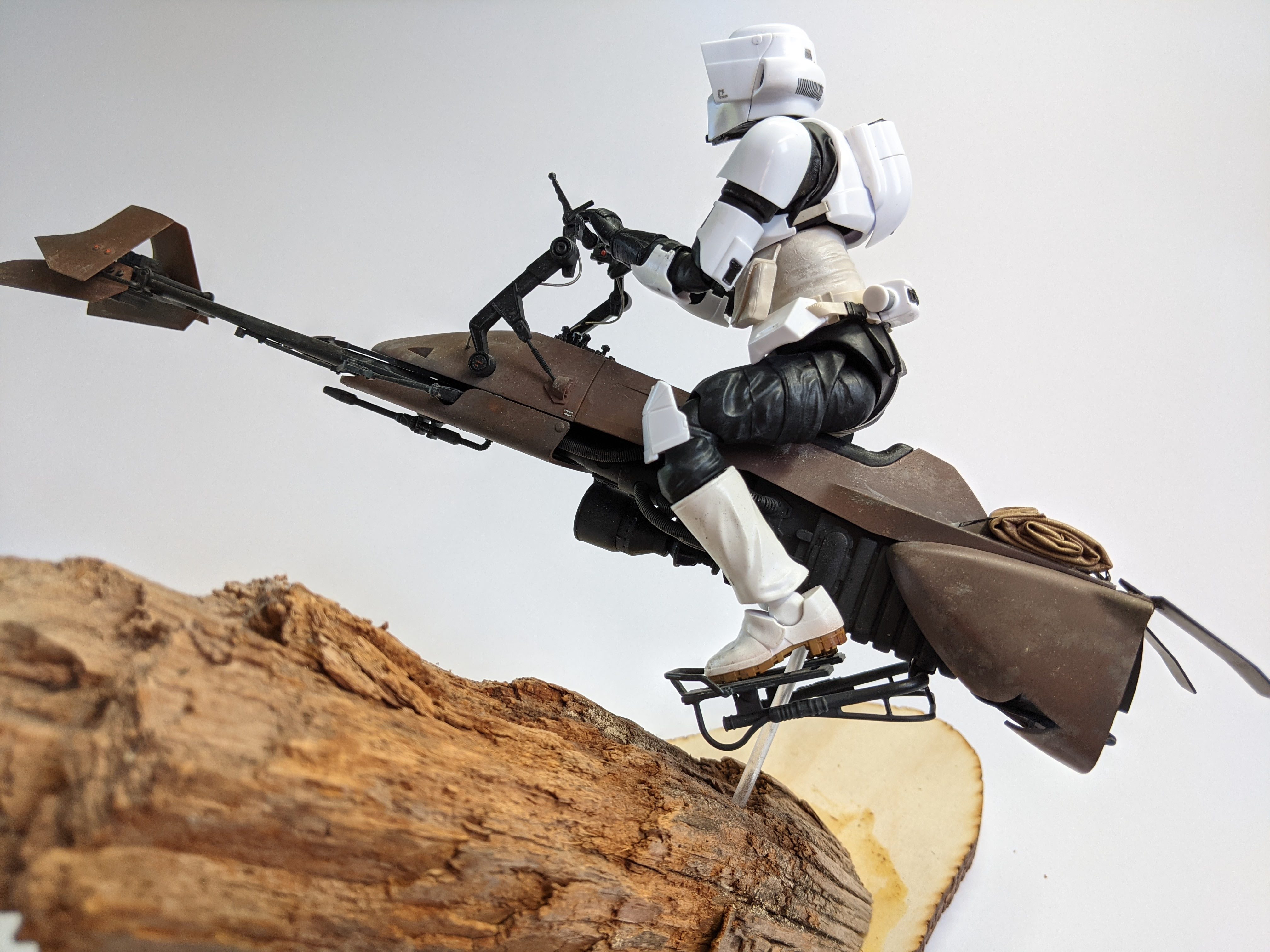 Bandai 1/12 Speeder Bike and Scout Trooper build - Left Side - Akwalek RPF